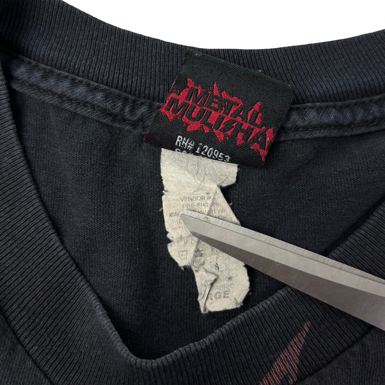 Y2K Metal Mullisha Spellout T-Shirt Grey