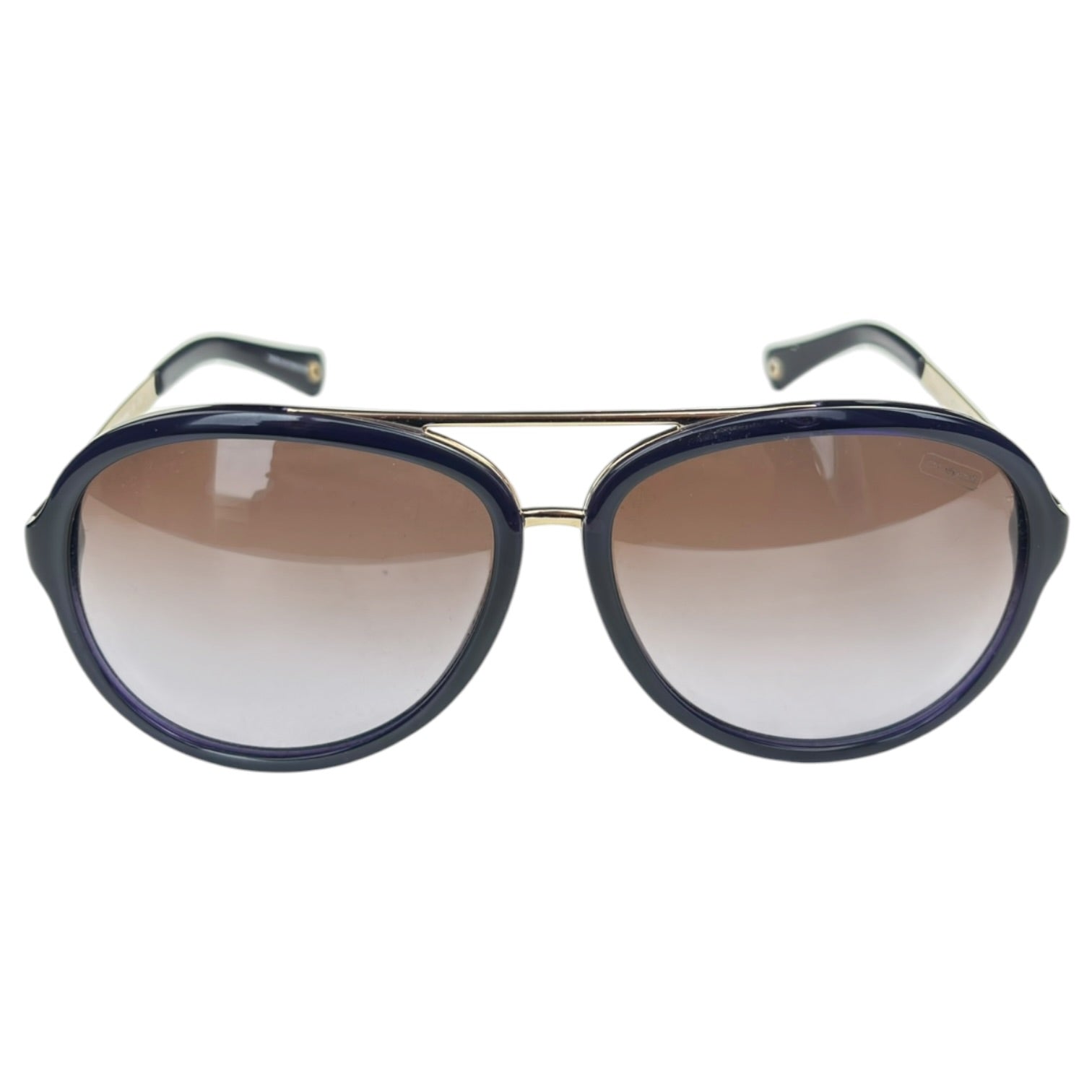 (W) Coach Aviator Style Sunglasses Black