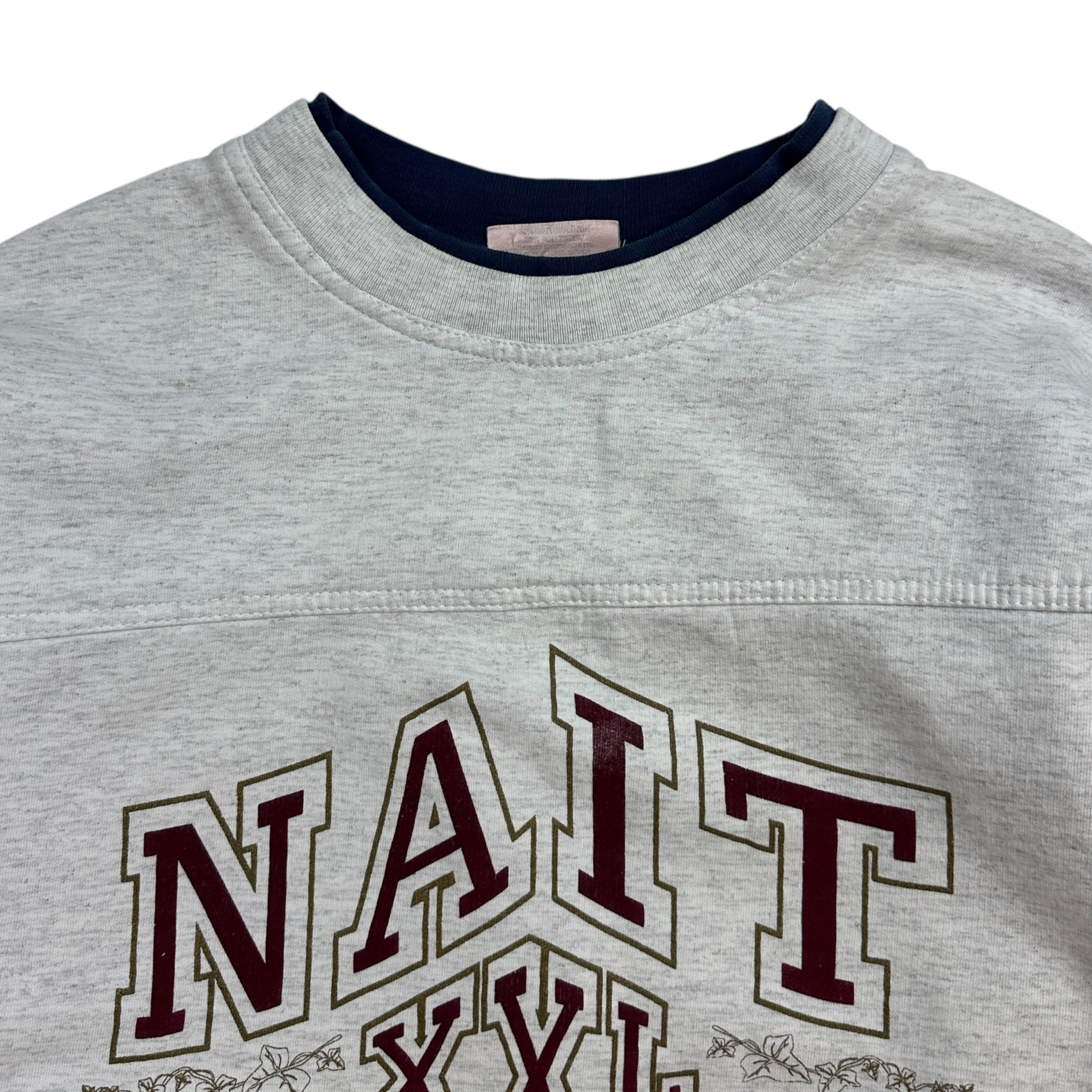 Vintage NAIT Athletics Crewneck Grey