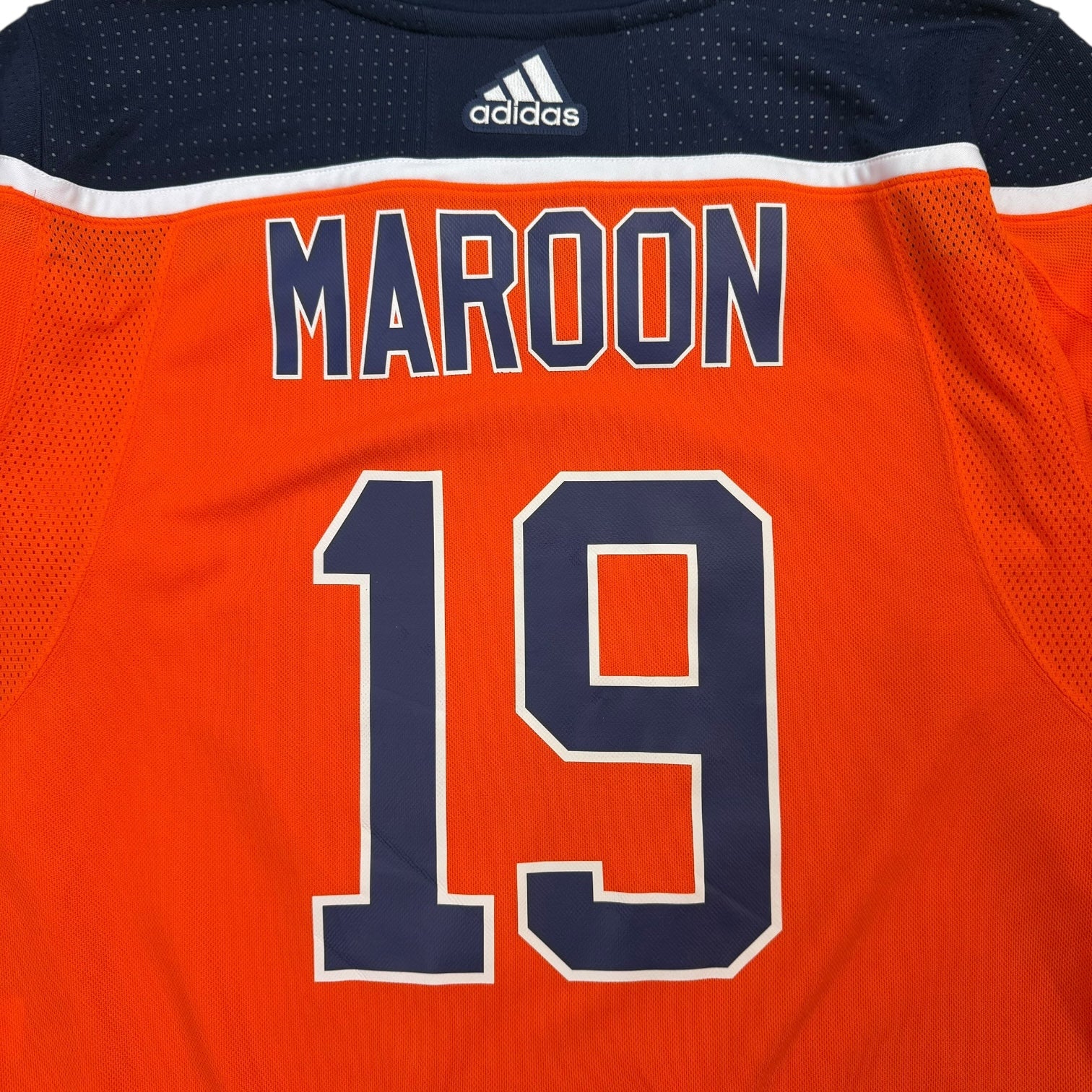 2018 Adidas Edmonton Oilers Patrick Maroon Home Jersey Orange/Blue