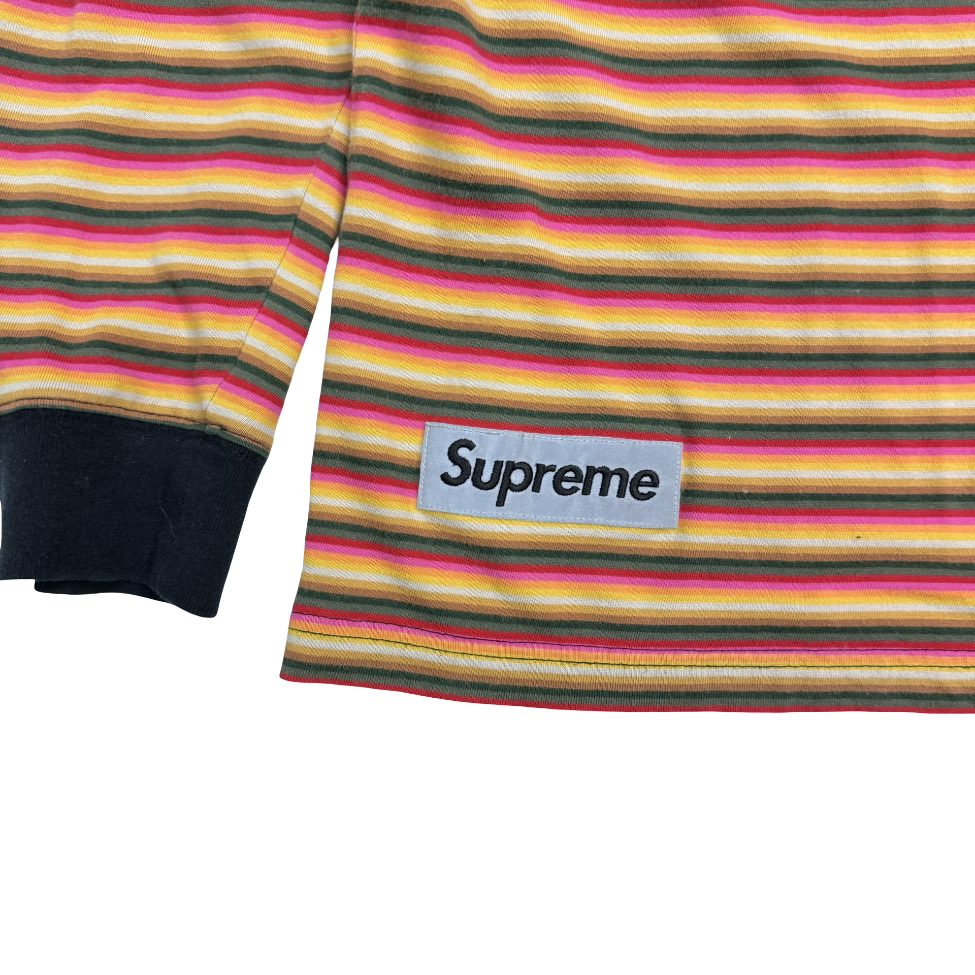 Supreme Multi Stripe L/S Tee Multicolour