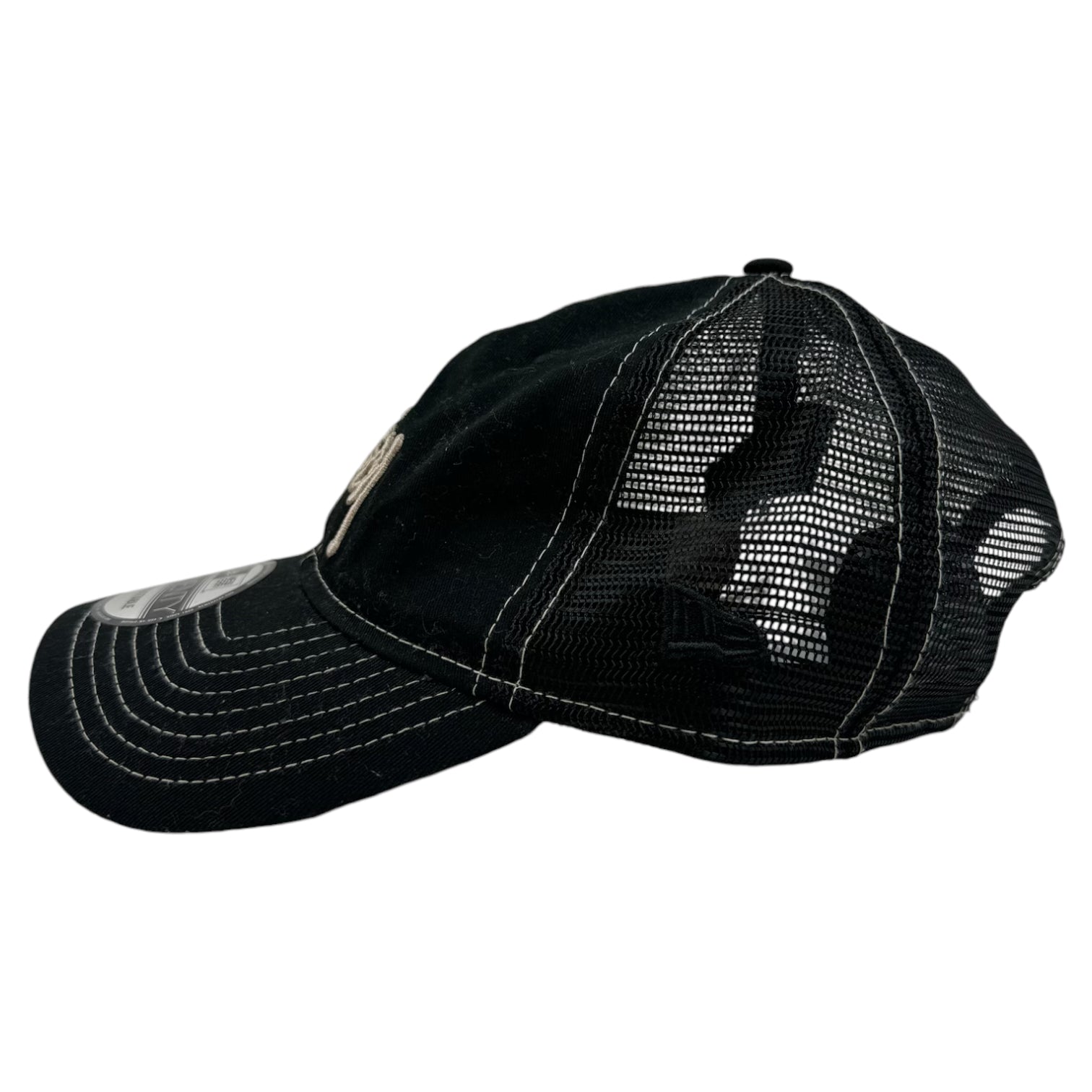 Stüssy Contrast Stitching Strapback Hat Black