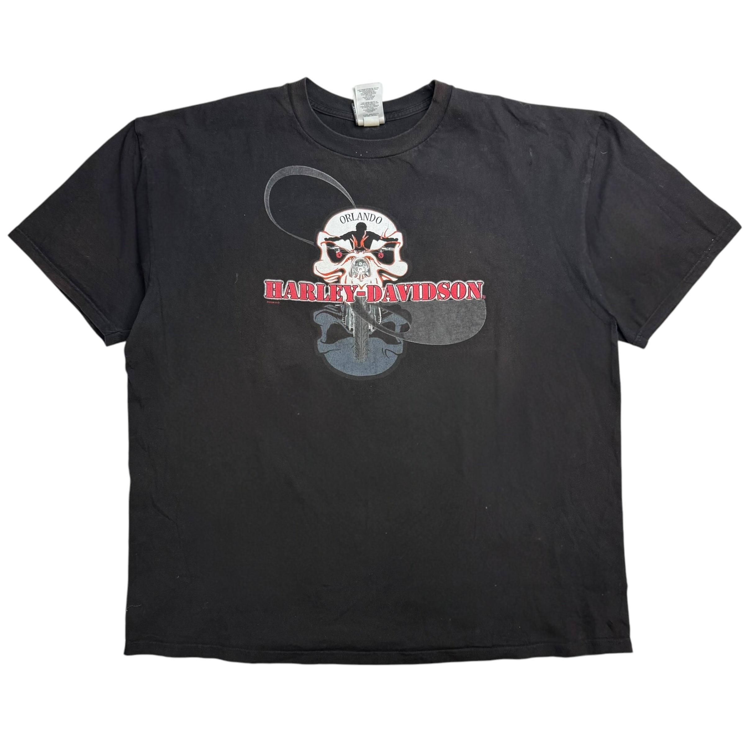 Vintage Harley Davidson Of Orlando Tee Black