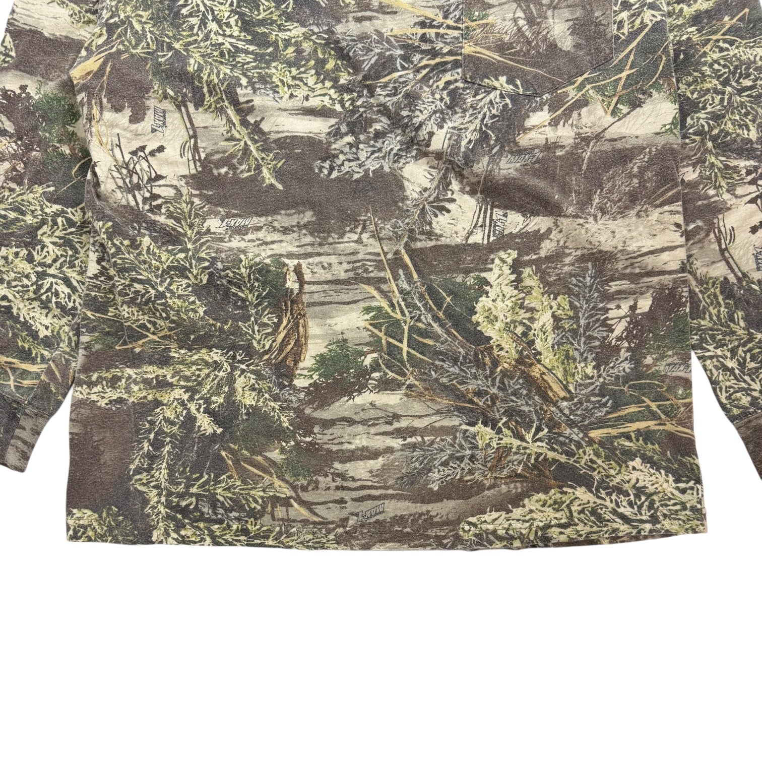 Vintage Russell Outdoors Camo L/S Tee