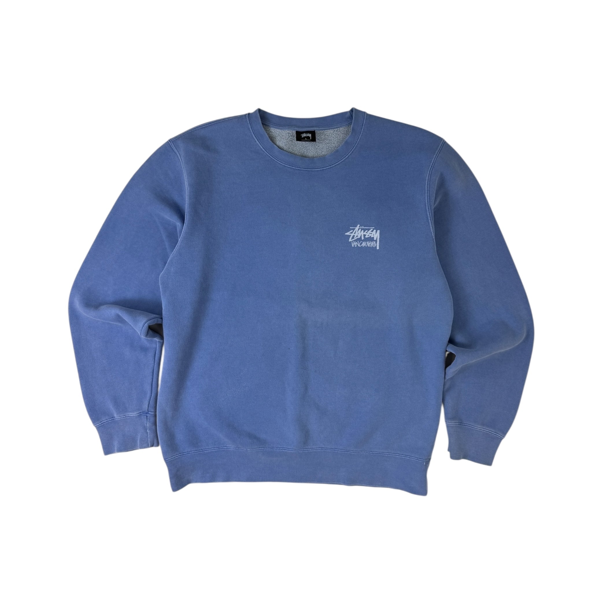 Stussy Chapter Crewneck Vancouver Blue