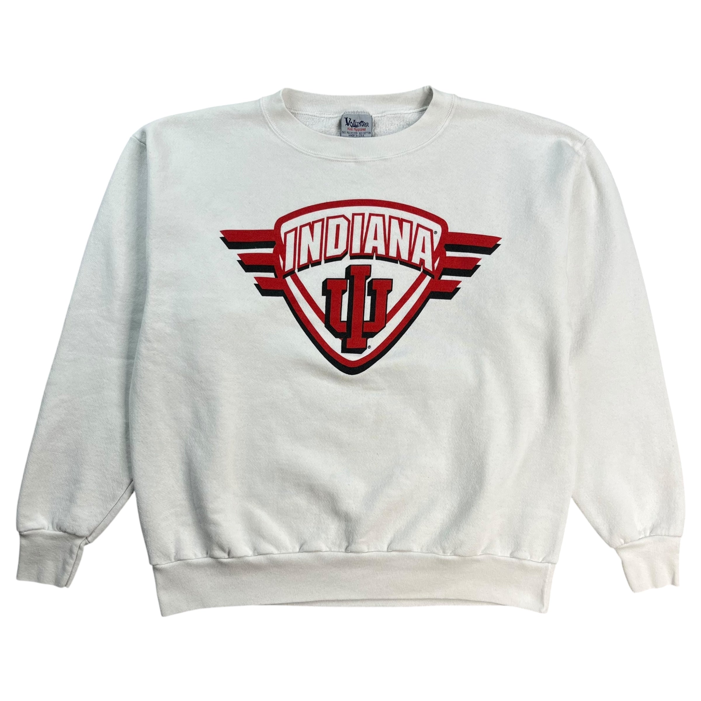 Vintage Indiana University Hoosiers Crewneck White