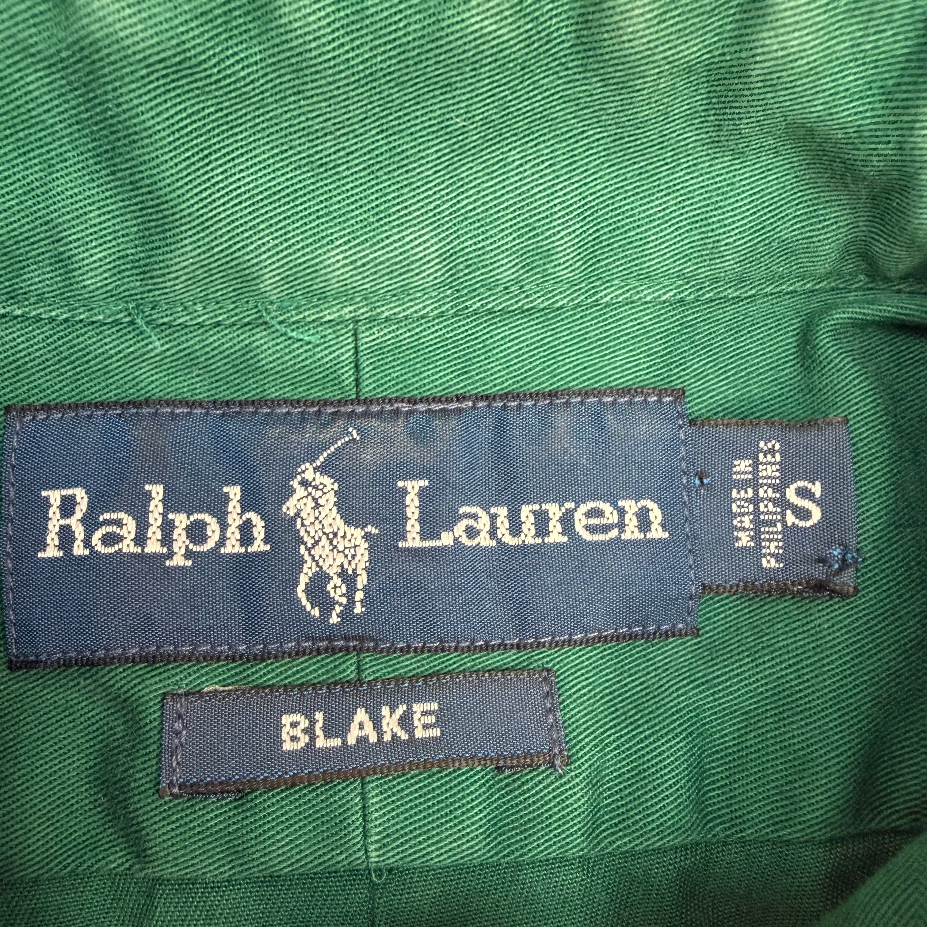 Vintage Polo Ralph Lauren Blake Button Up Green