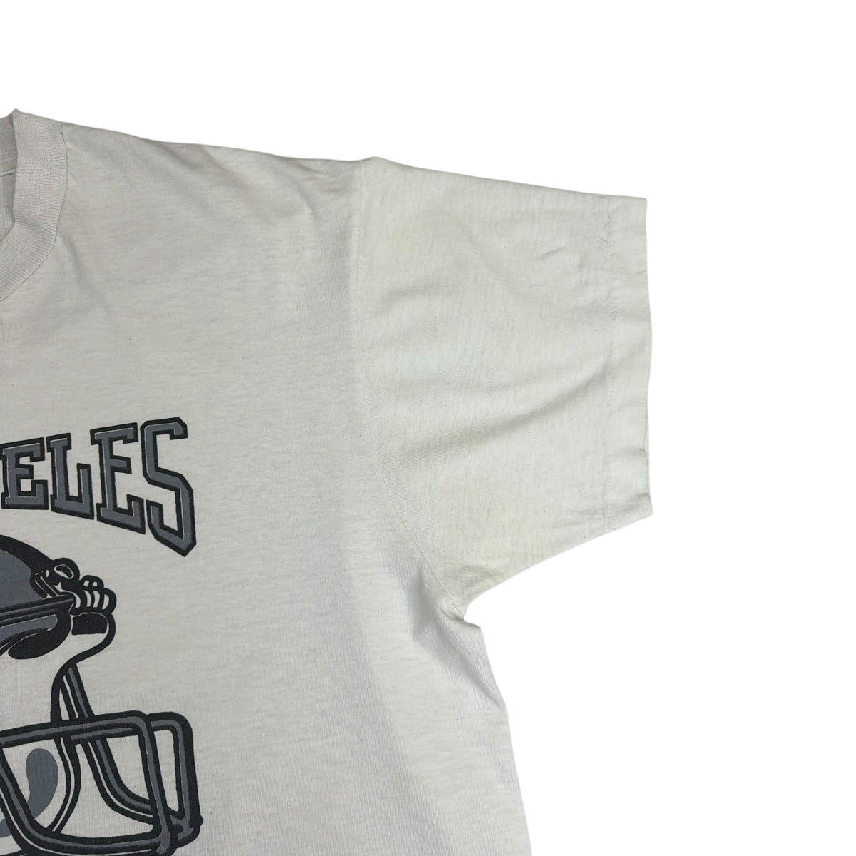 Vintage Los Angeles Raiders Helmet Tee White