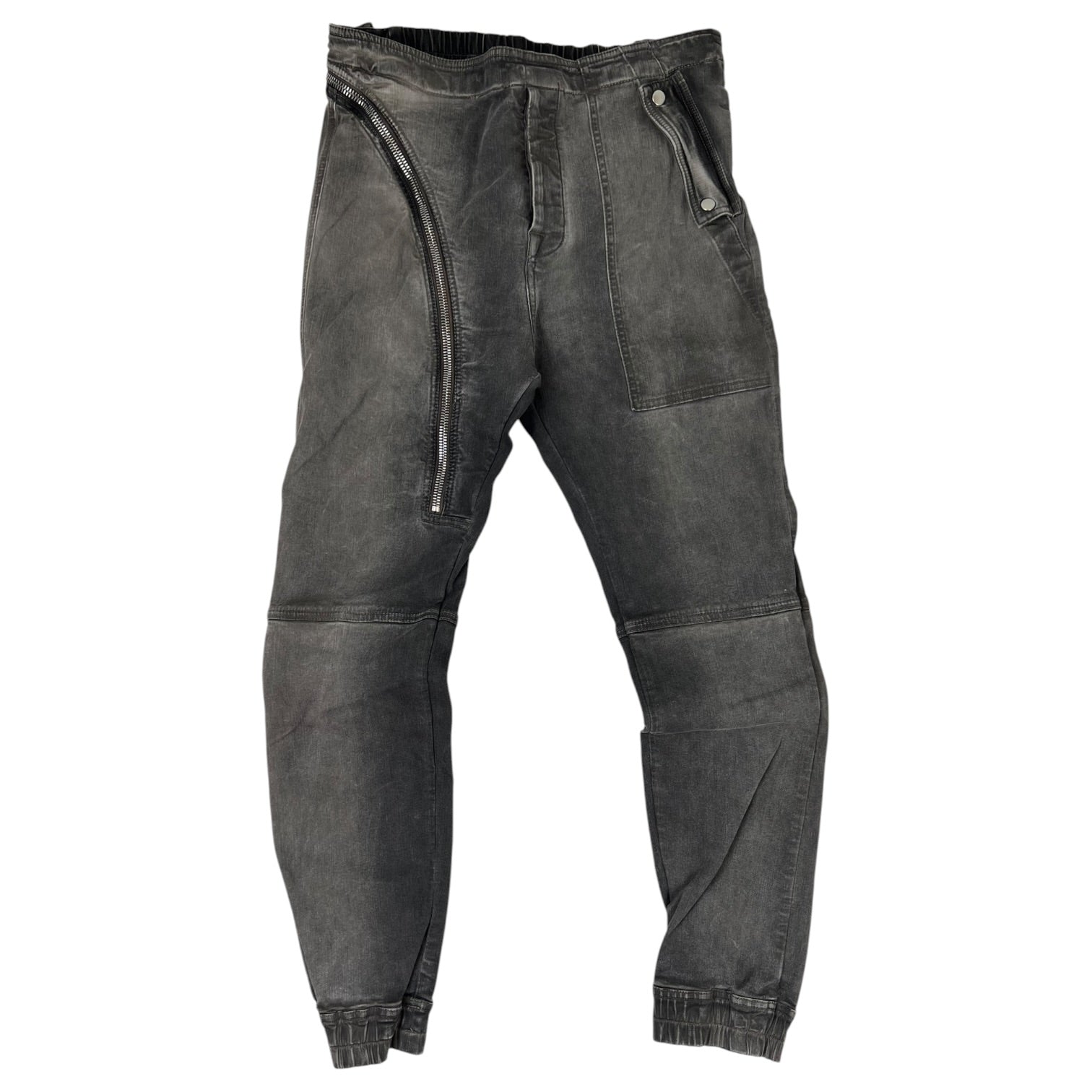 Rick Owen’s DRKSHDW Aircut Jogger Jeans Dark Grey