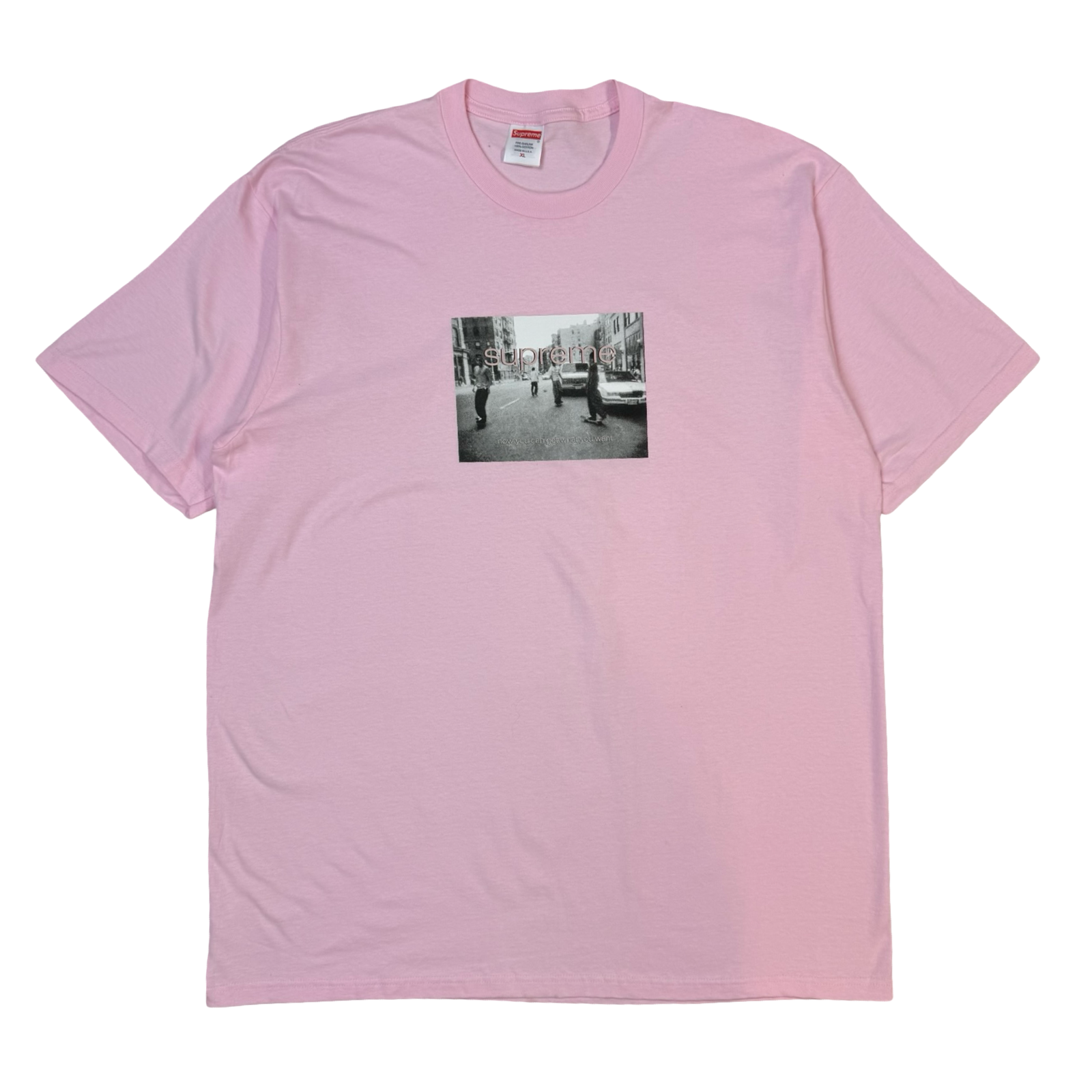 Supreme Crew 96 Tee Pink