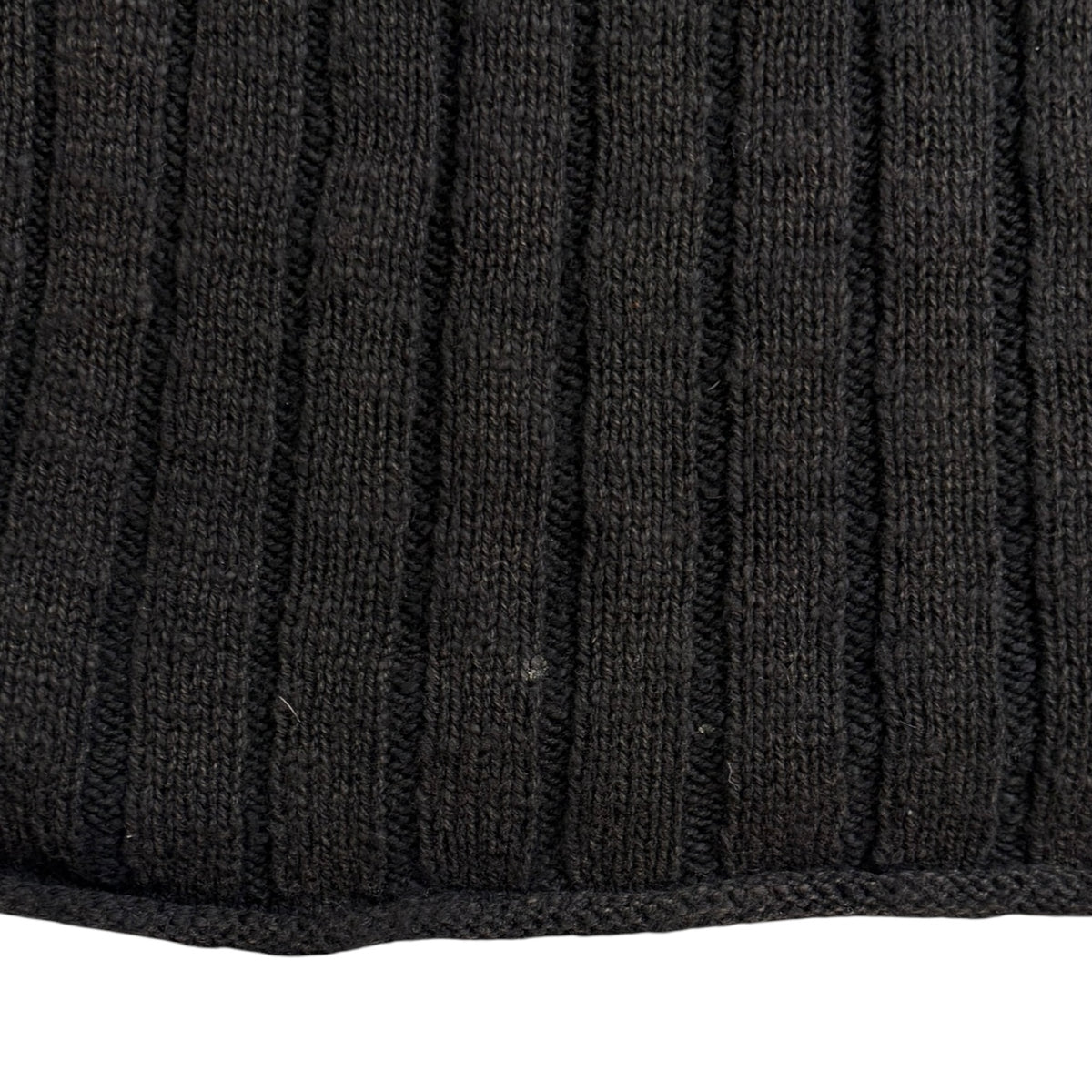 Stussy Cotton Slub Rib Crew Black