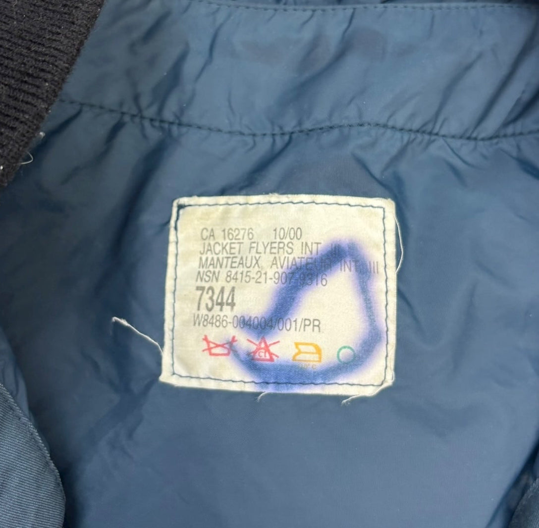 Vintage Military Utility Bomber Jacket