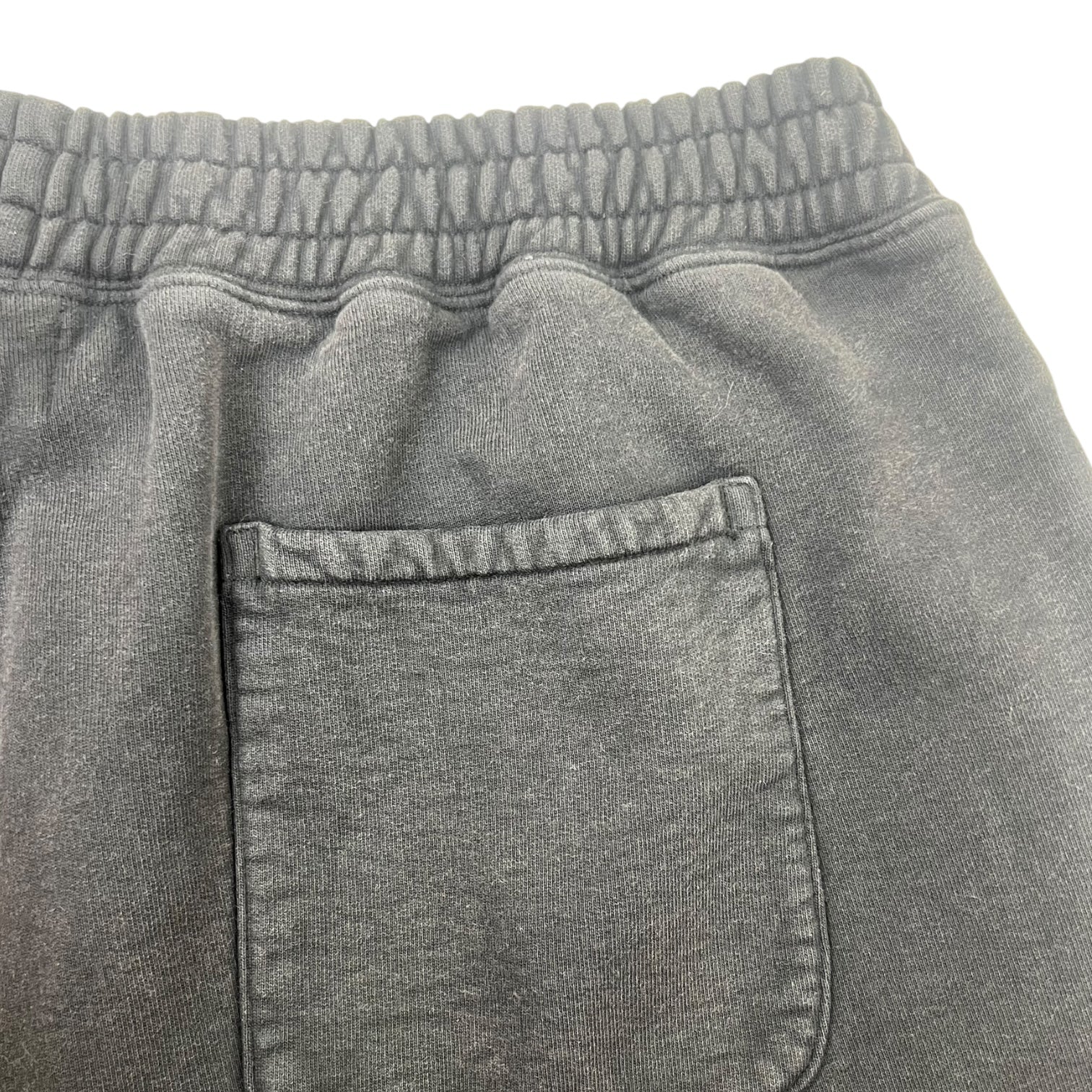 Stussy Faded Graphic Open-Hem Sweatpant Washed Black