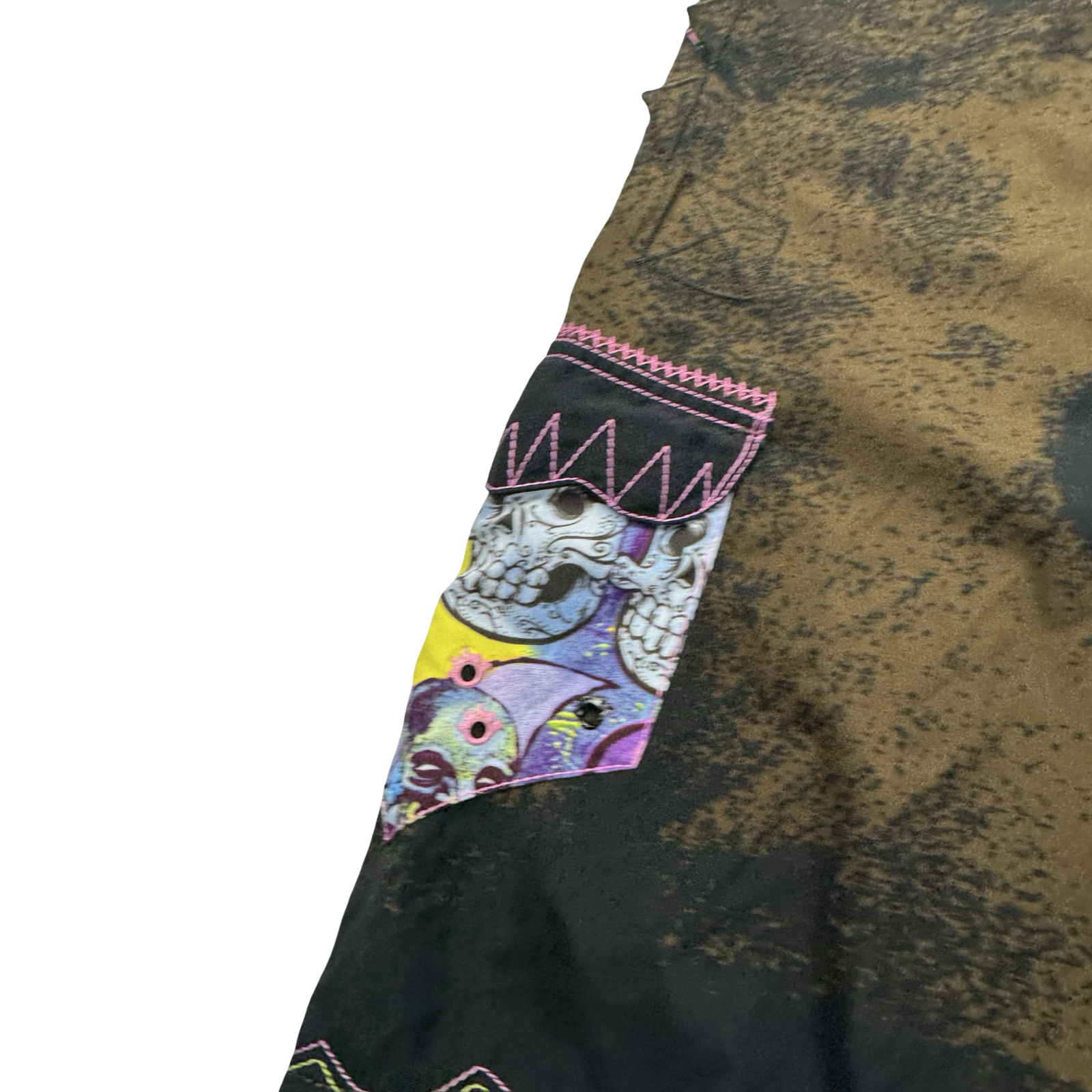 Y2K Quiksilver Cyber Tattoo Surf Board Shorts