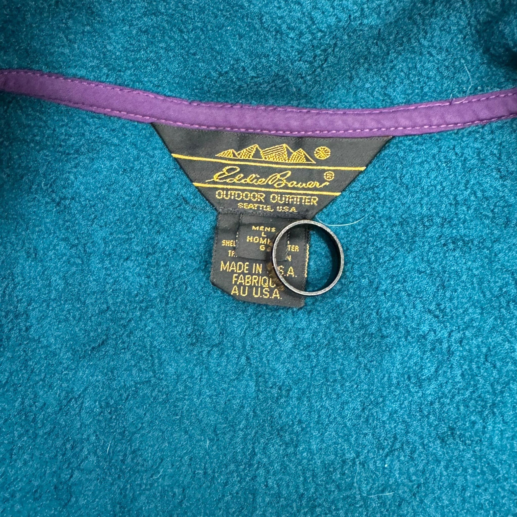 Vintage Eddie Bauer Zip Up Fleece