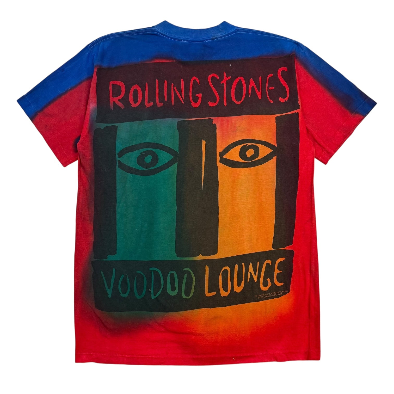 1994 Rolling Stones Voodoo Lounge Tee Red/Blue