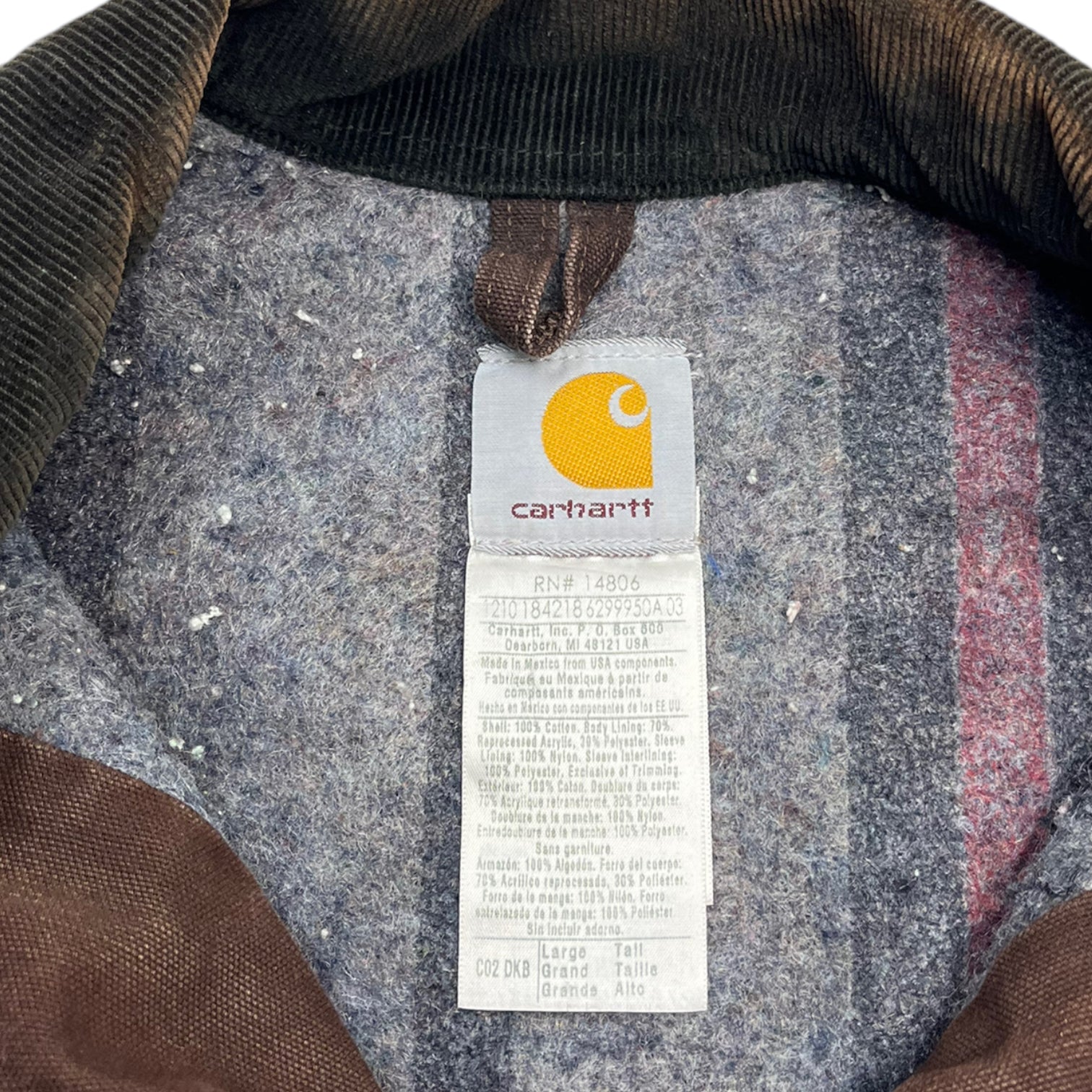 Carhartt Chore Work Jacket Brown