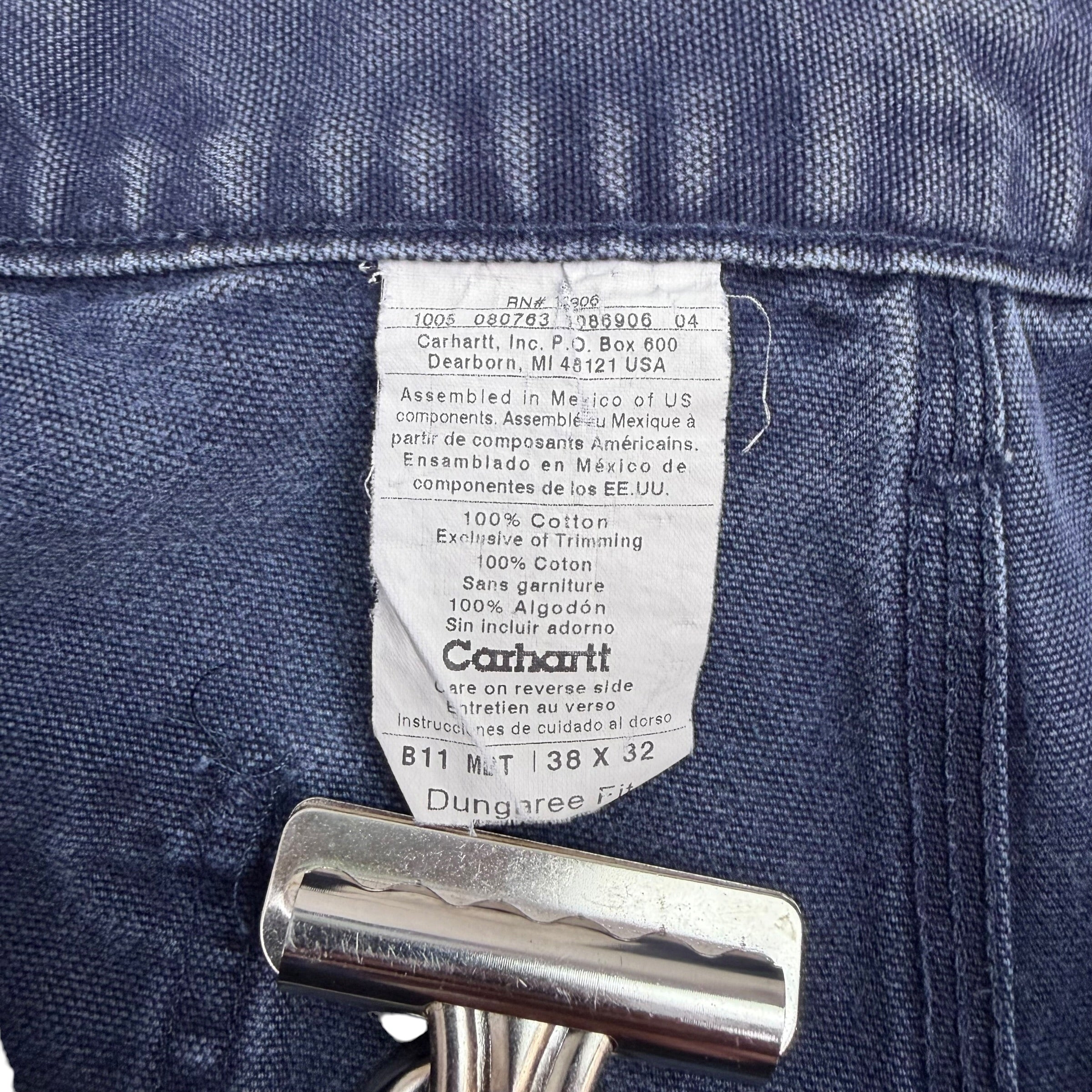 Vintage Carhartt Double Knee Pants Midnight Blue