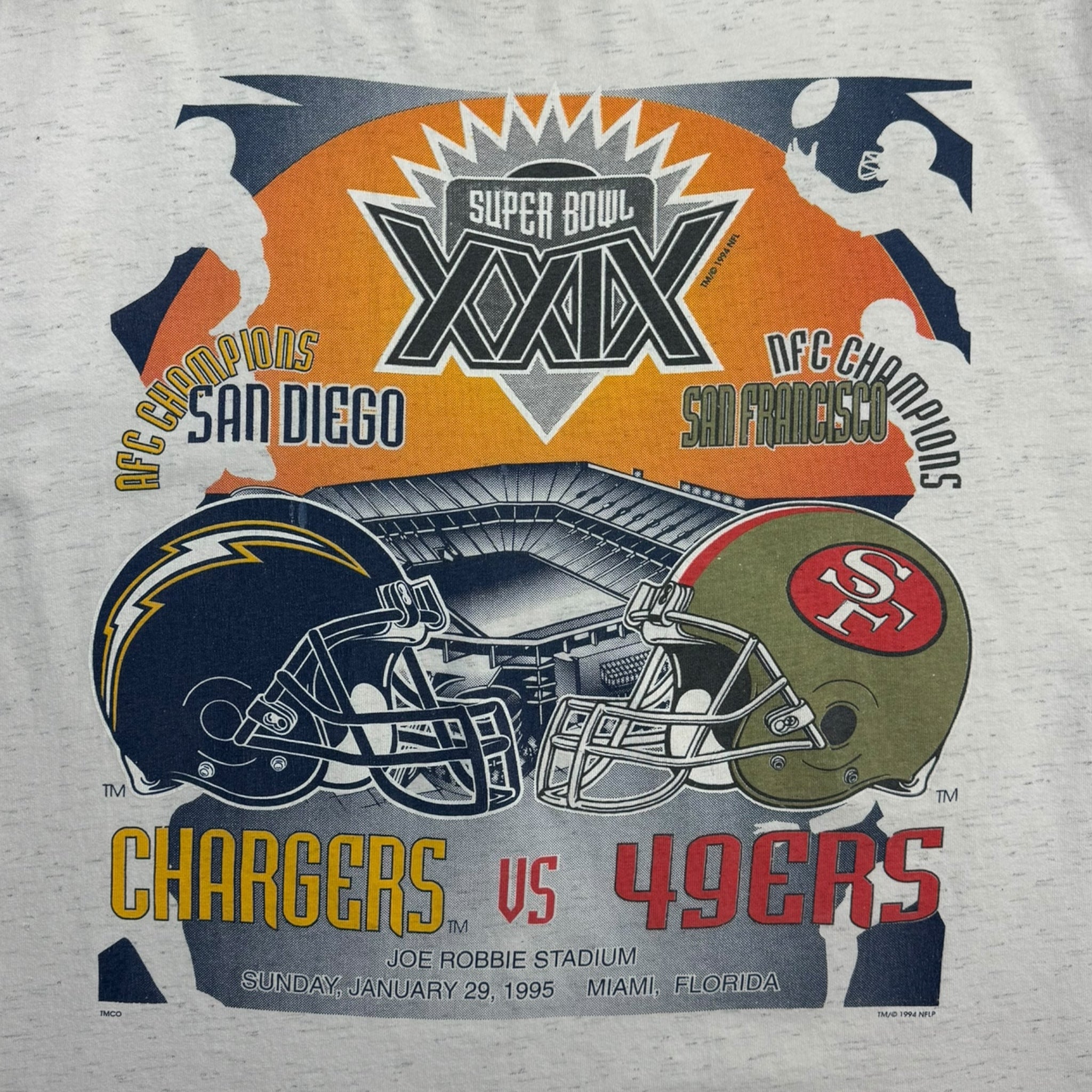 1994 Patriots VS 49ers Super Bowl T-Shirt