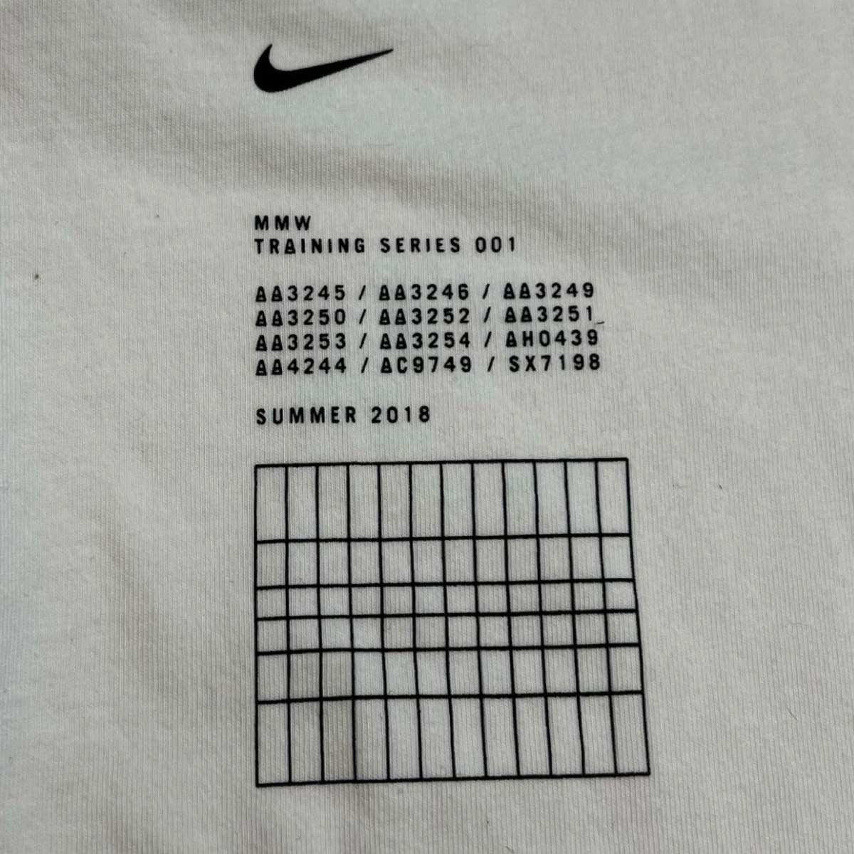 NikeLab X MMW Grqphic T-Shirt White