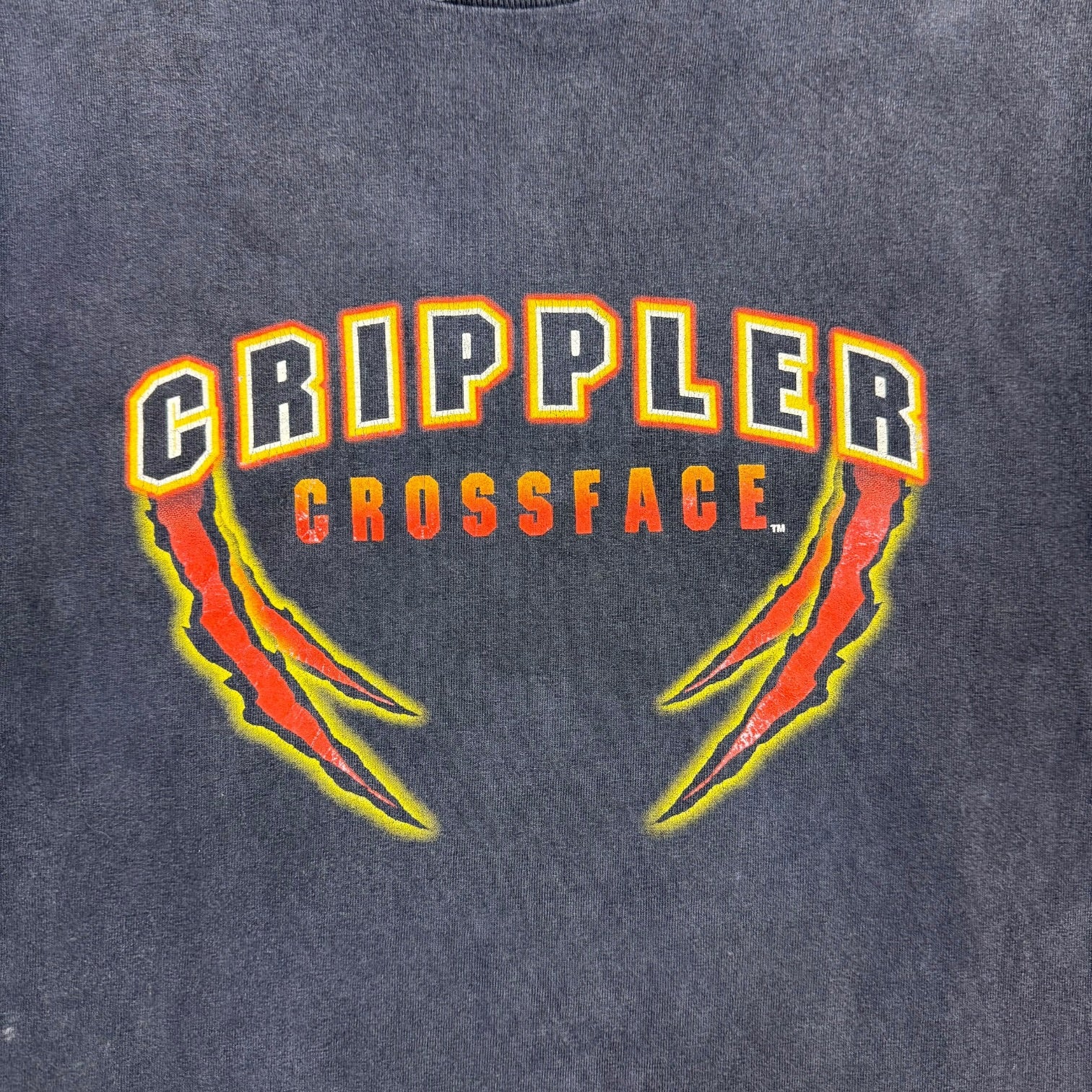 2004 WWE Chris Benoit Crippler Crossface Tee Black