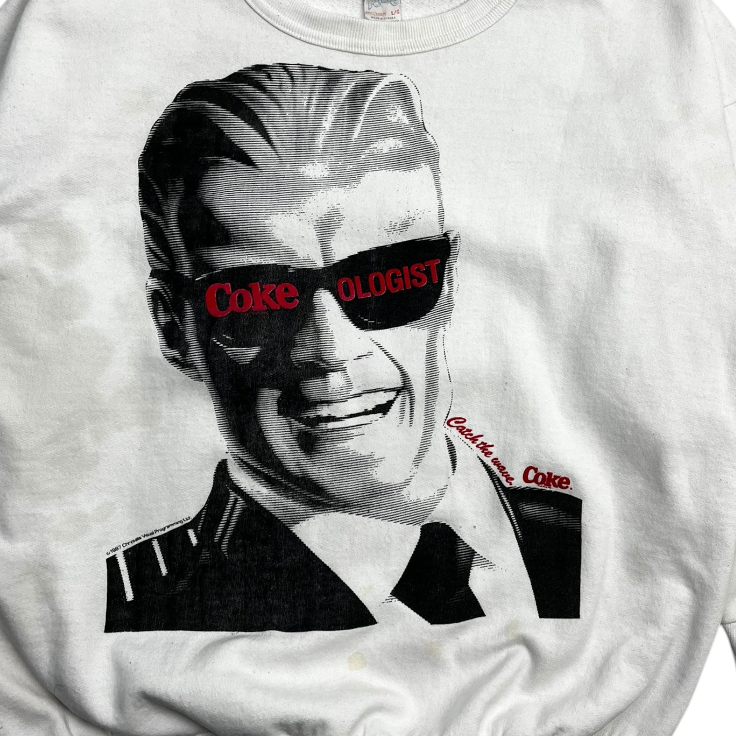 1987 Coca Cola X Max Headroom Promo Crew Neck