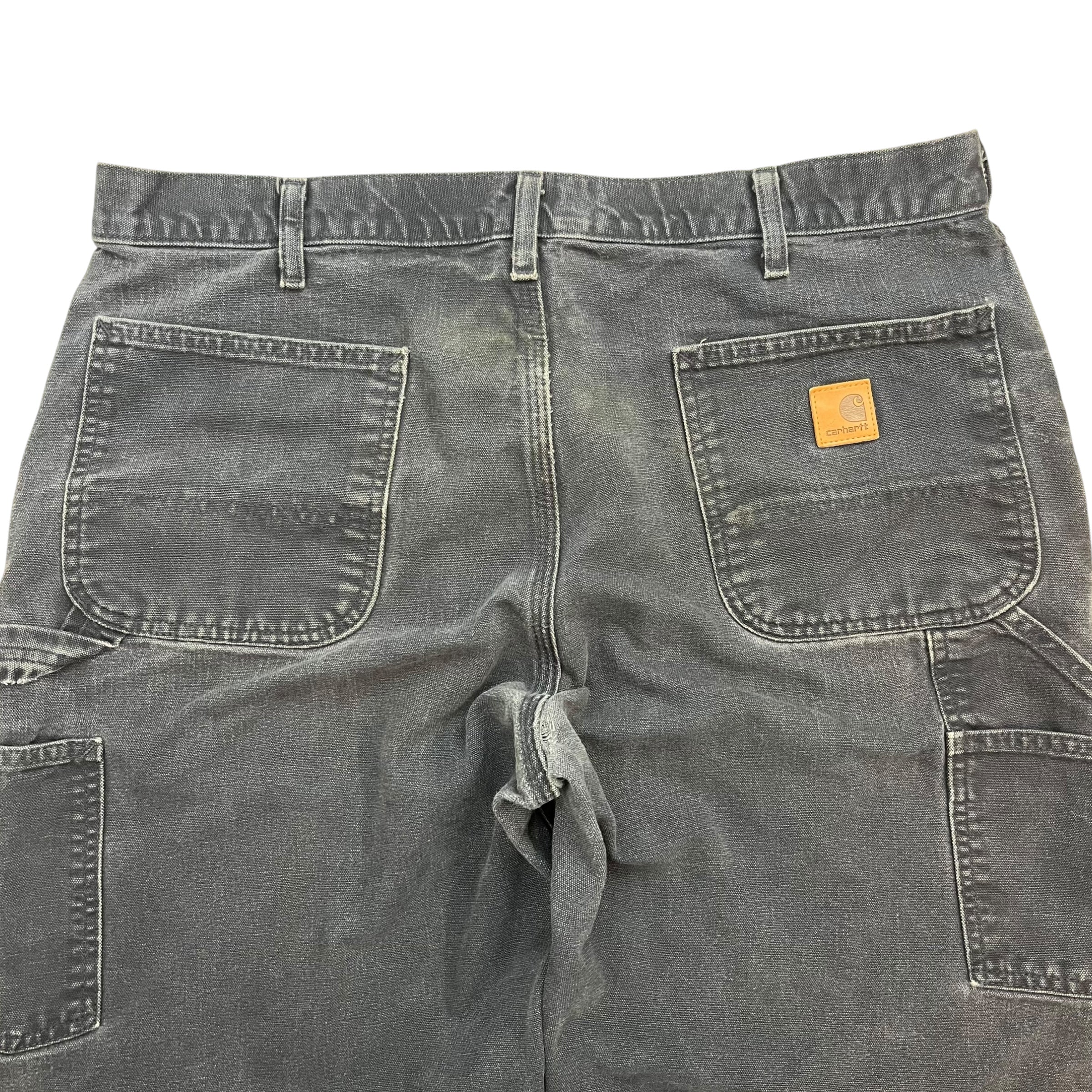 Vintage Carhartt Dungaree Pants Faded Black/Blue