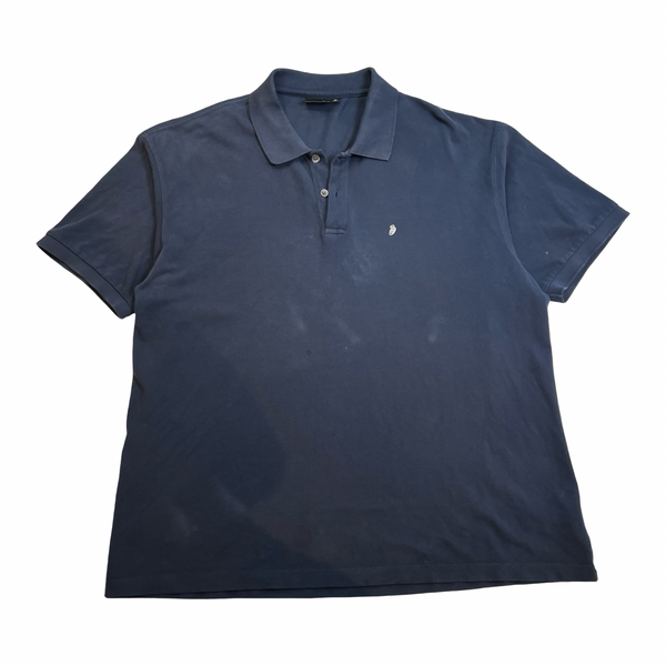 Stussy Classic Pique Polo Shirt Navy
