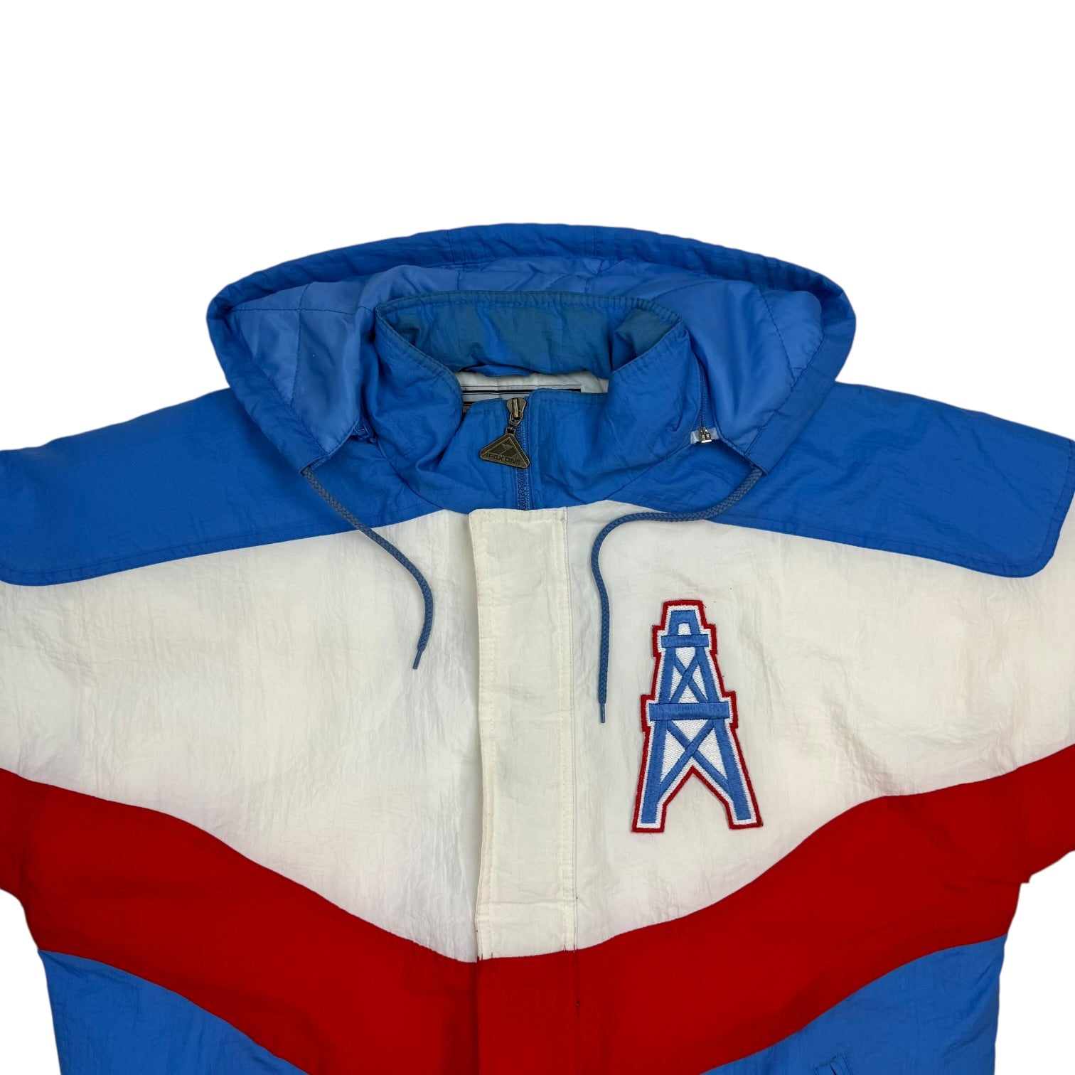 Vintage Apex One Houston Oilers Jacket Blue/Red