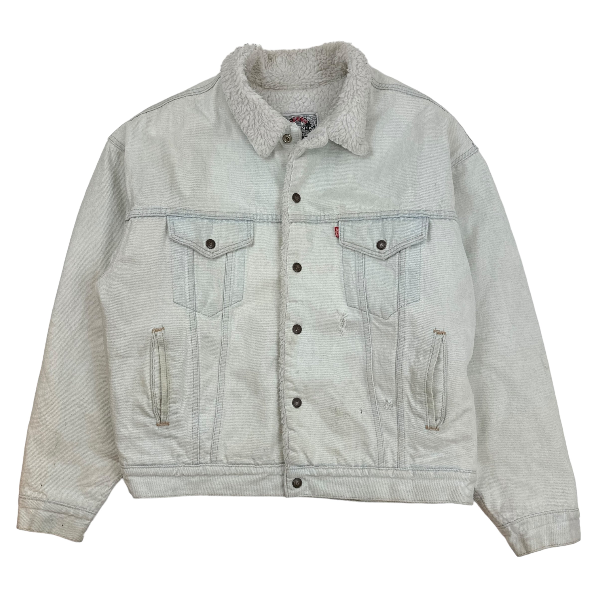 Vintage Levis Sherpa Lined Denim Jacket