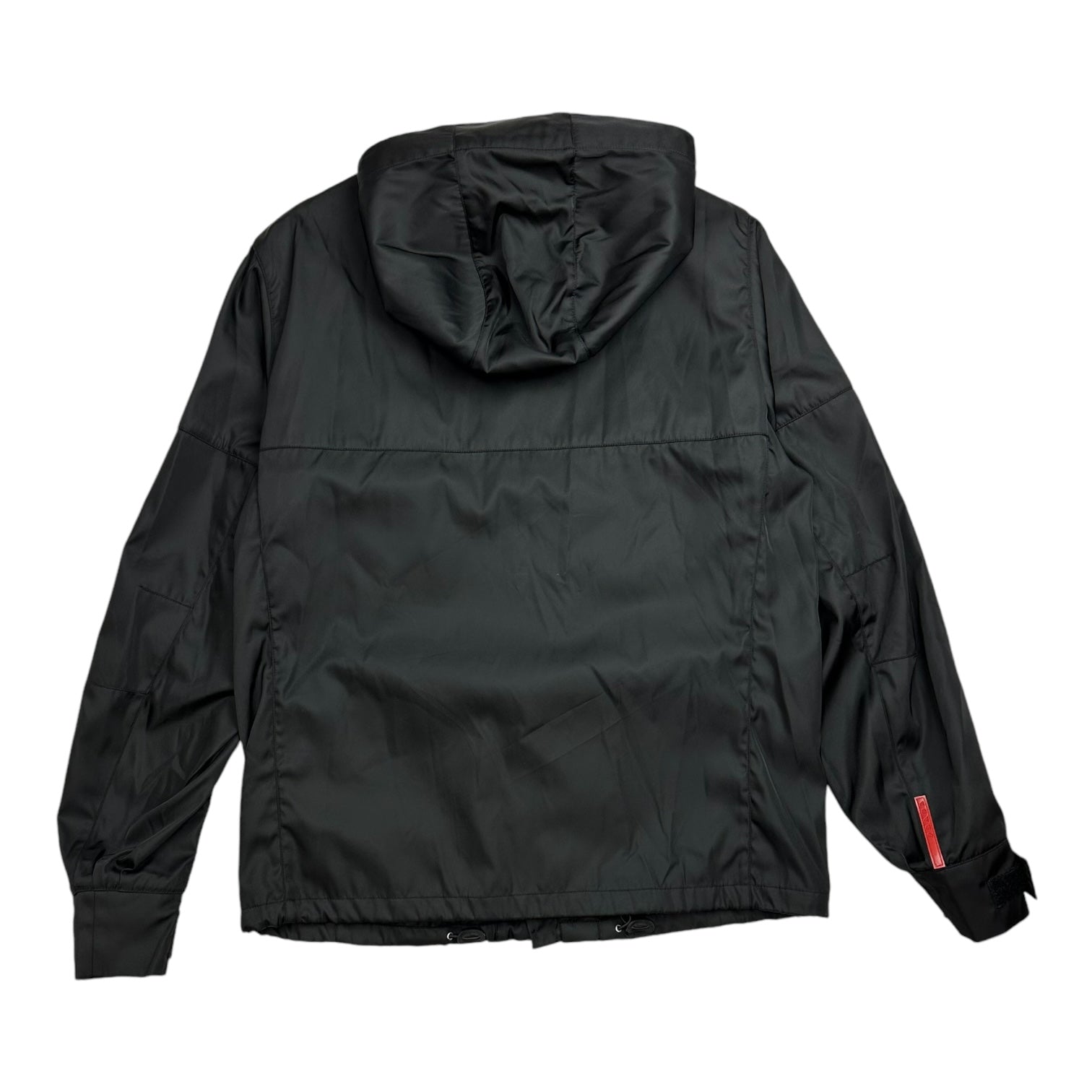 Prada Nylon Zip Up Jacket Blacked