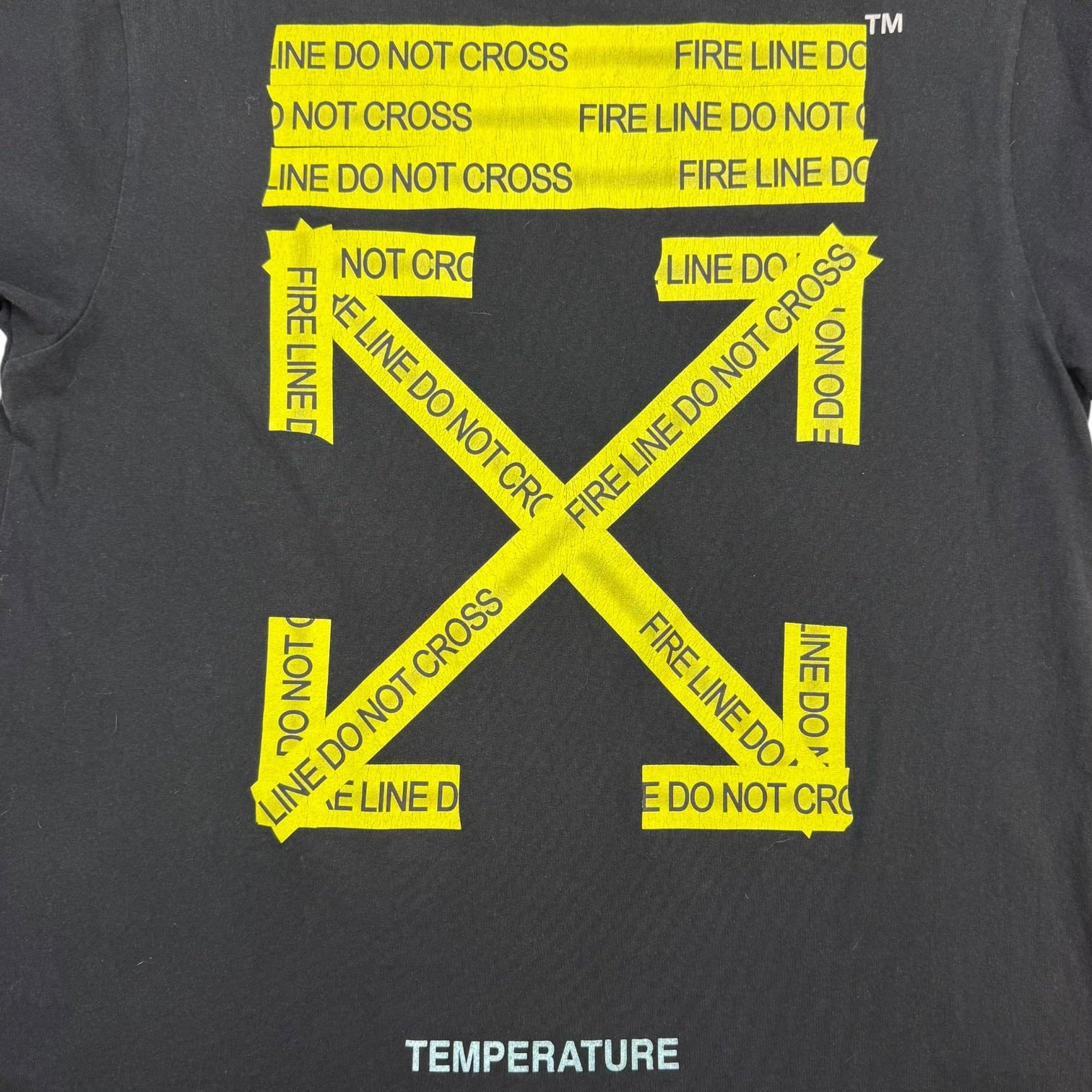 Off-White Firetape Tee Black
