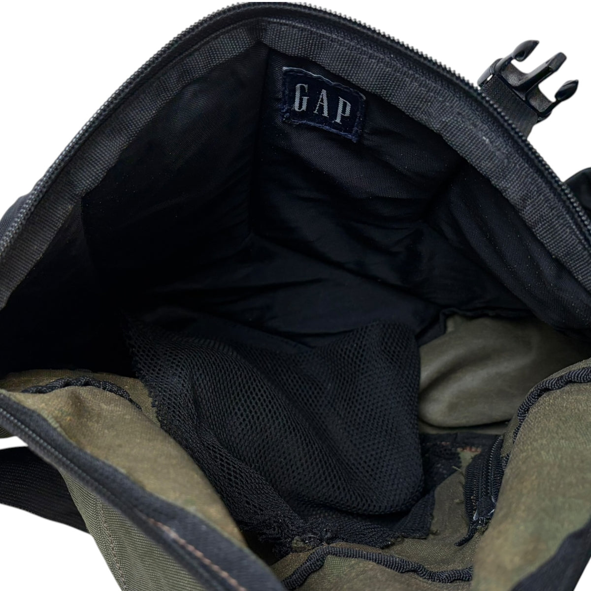 Vintage Gap Tactical Nylon Sling Bag Army Green