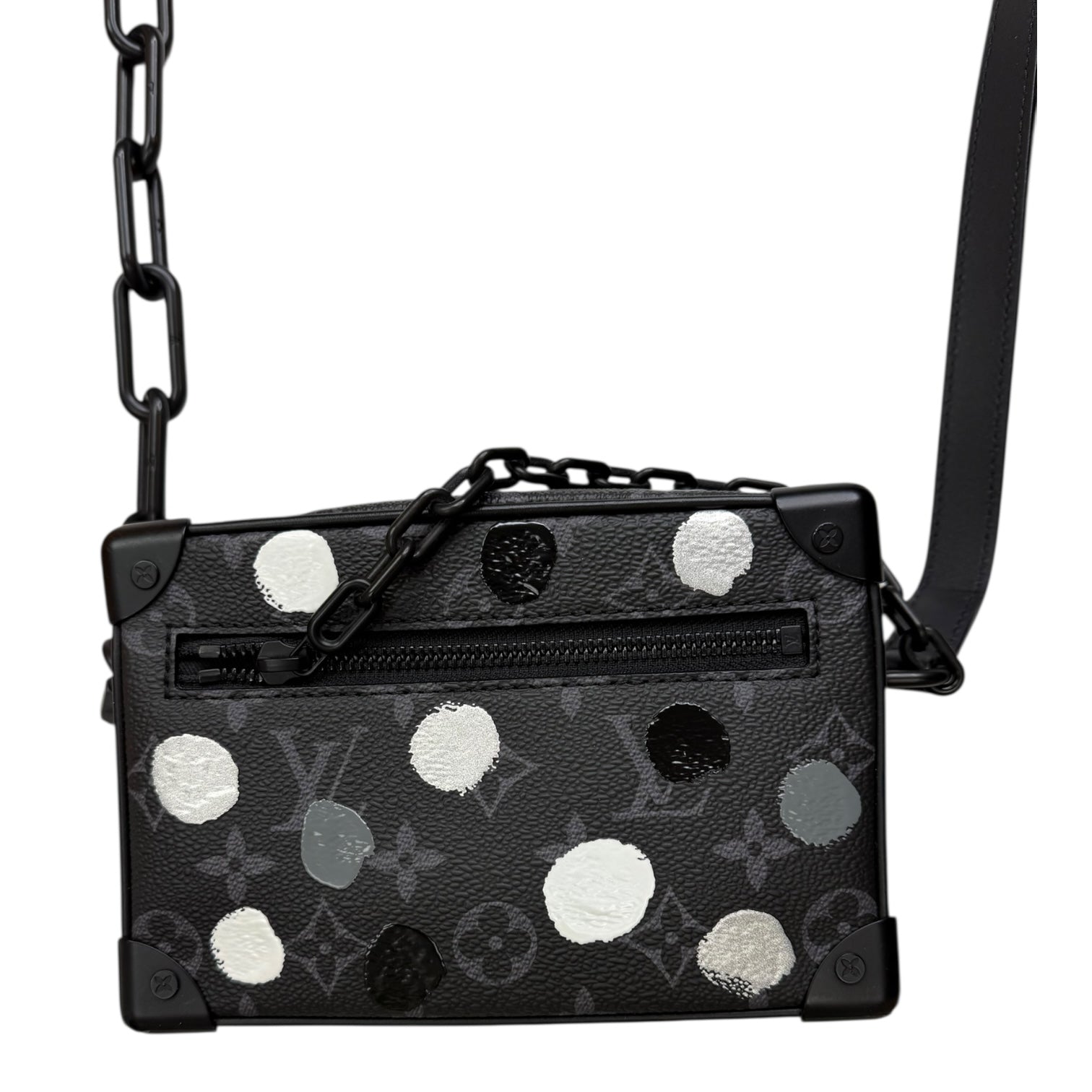 Louis Vuitton x Yayoi Kusama Mini Soft Trunk Black