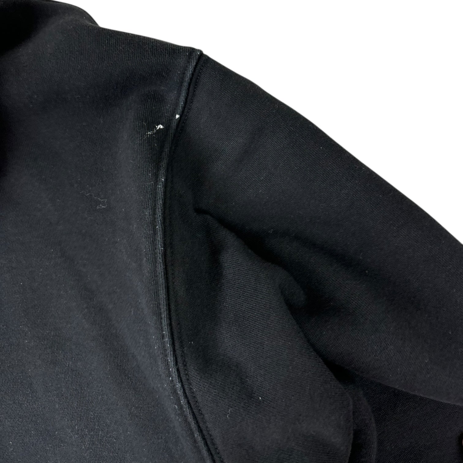 OVO Waffle-Lined Zip Up Hoodie Black