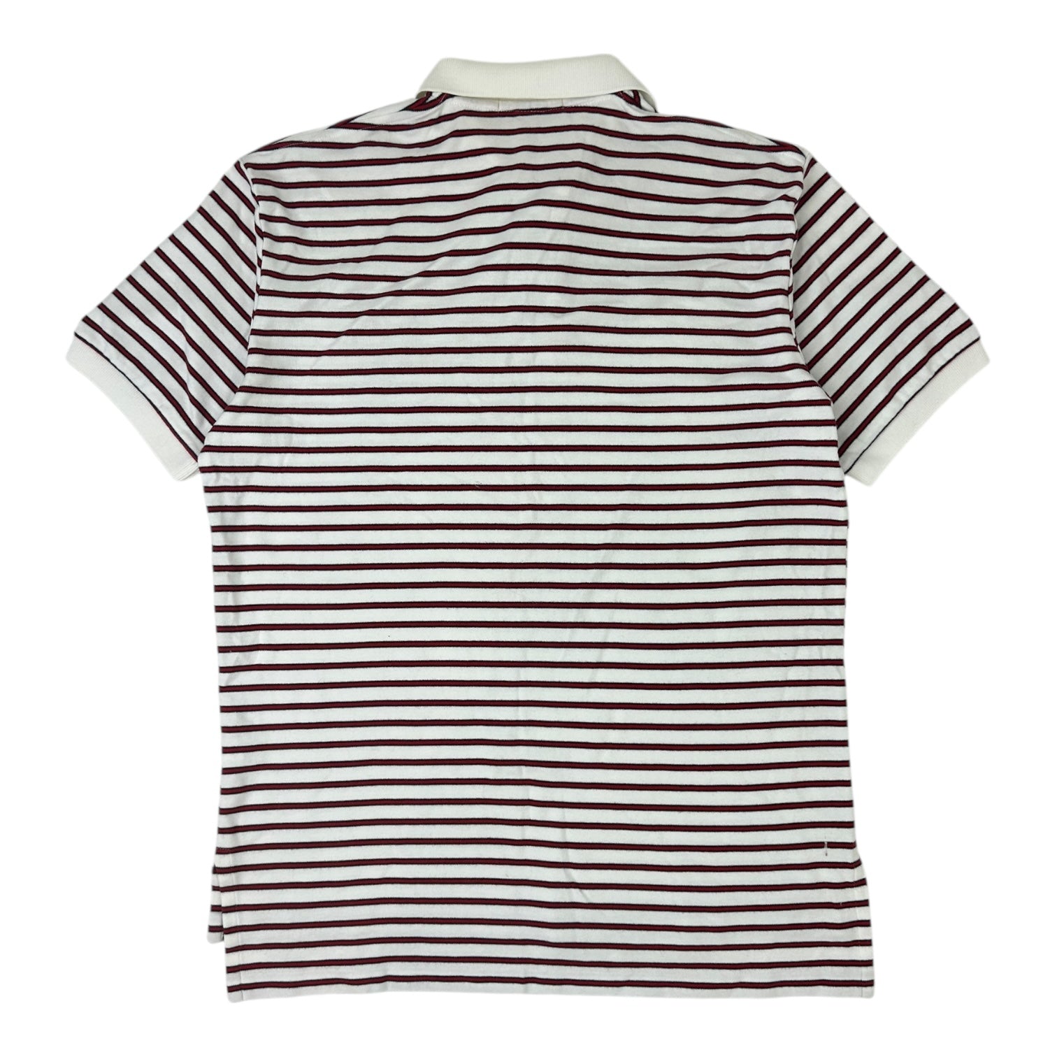 Vintage Polo Ralph Lauren Striped Polo Shirt Red/White