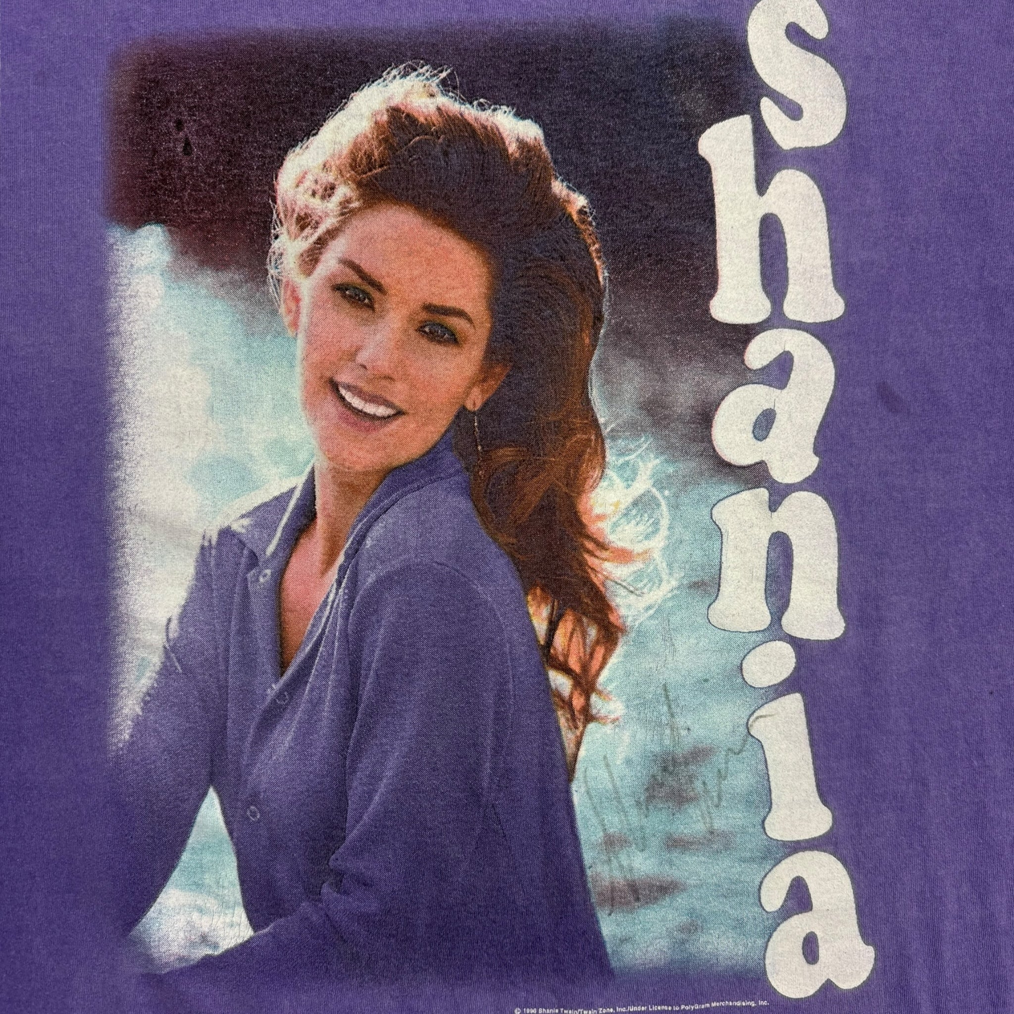 1996 Shania Twain T-Shirt Lilac