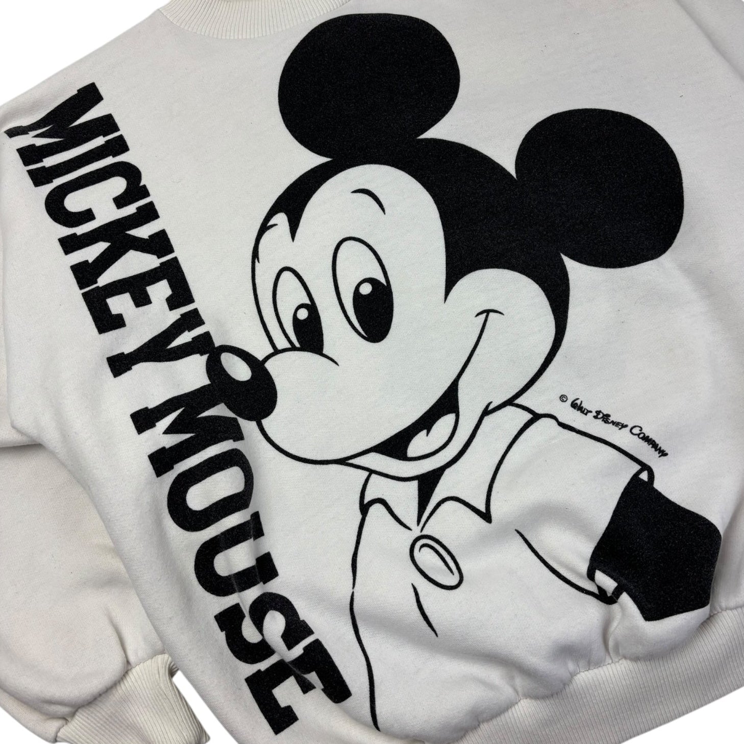 Vintage Mickey Mouse Double Sided Crewneck