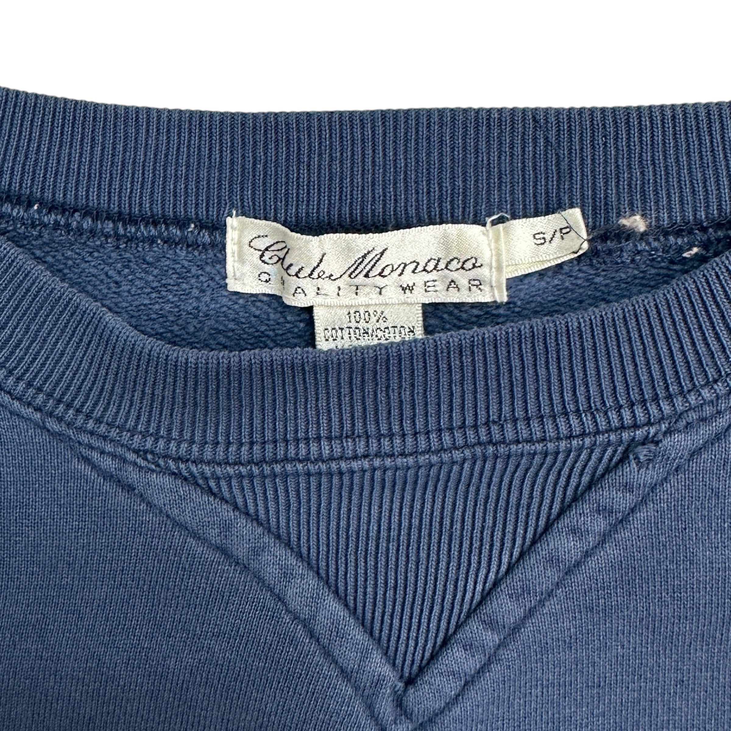 Vintage Club Monaco Crewneck Navy Blue