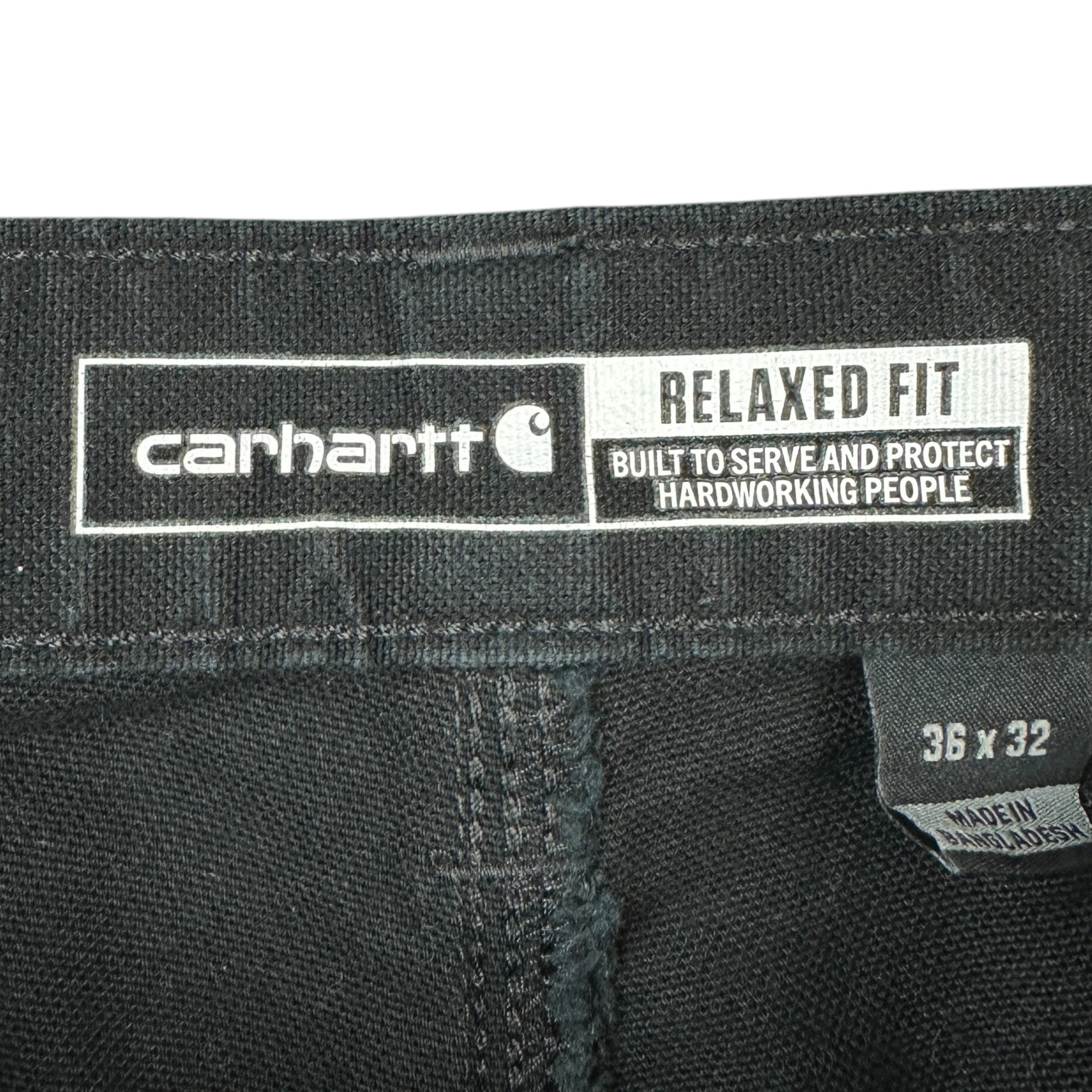 Carhartt Double Knee Cargo Pants Black
