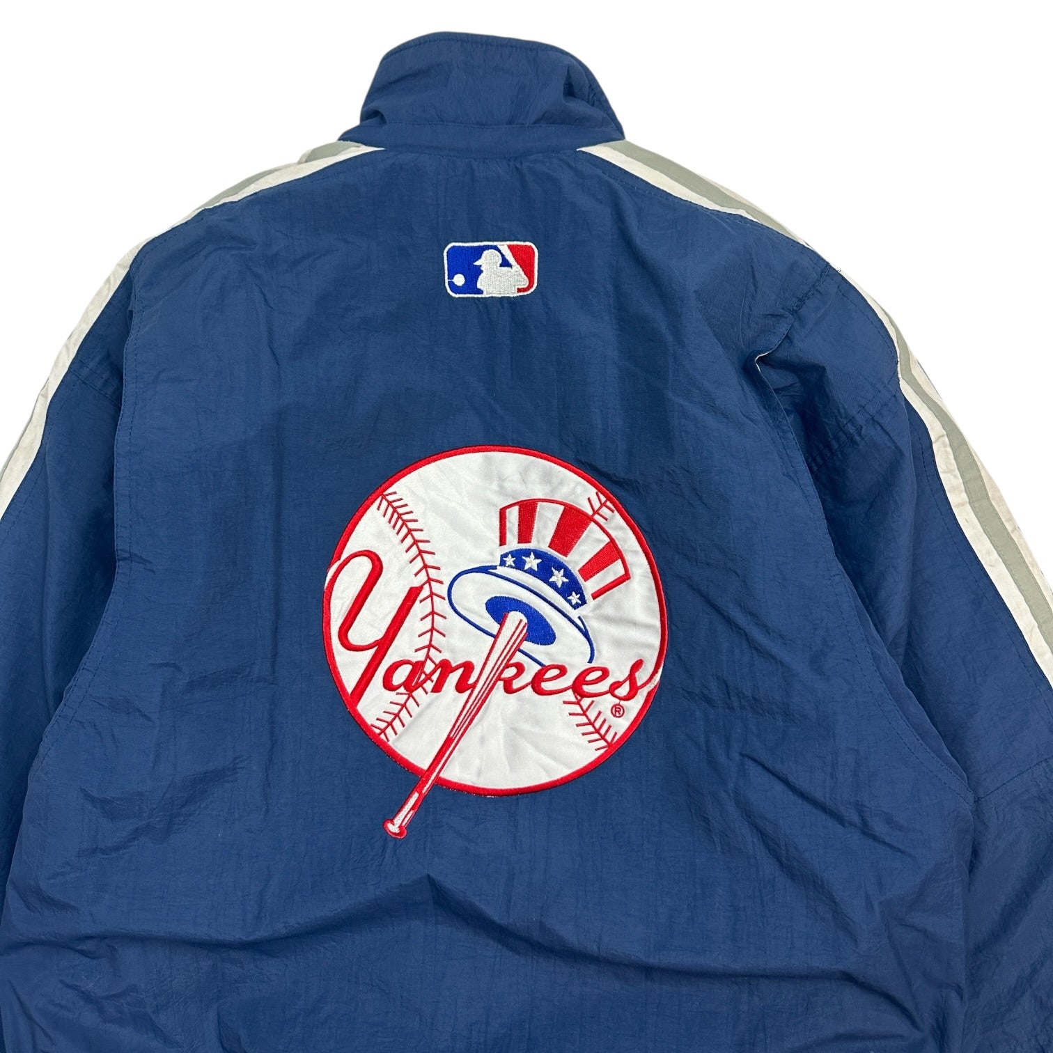Vintage Starter New York Yankees Zip Up Windbreaker Jacket Blue