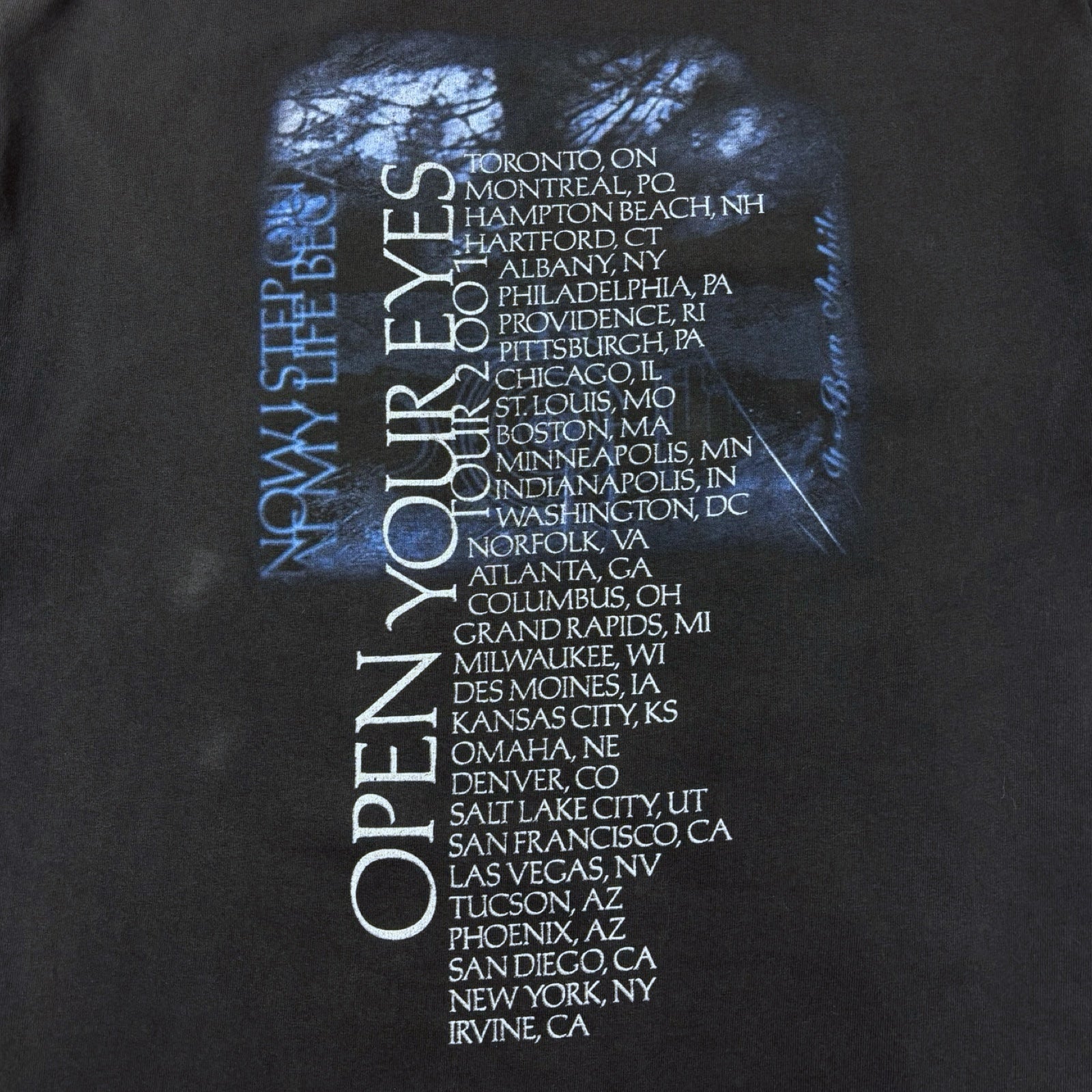 2001 Staind “Open Your Eyes” Tour T-Shirt