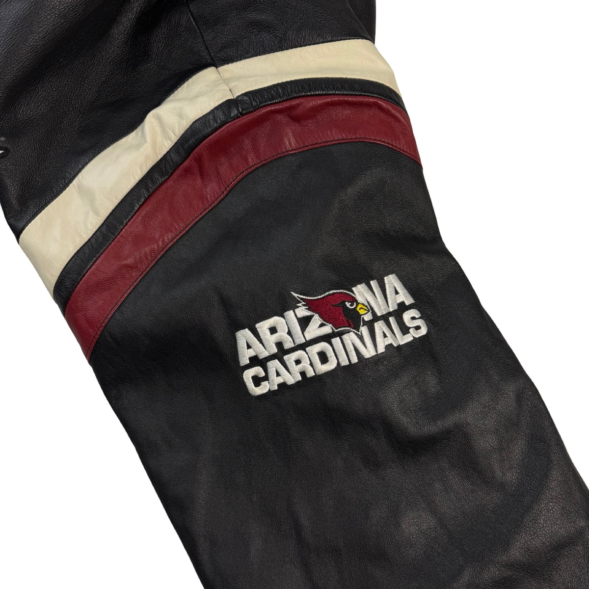 Vintage Puma Arizona Cardinals Leather MLB Jacket Black
