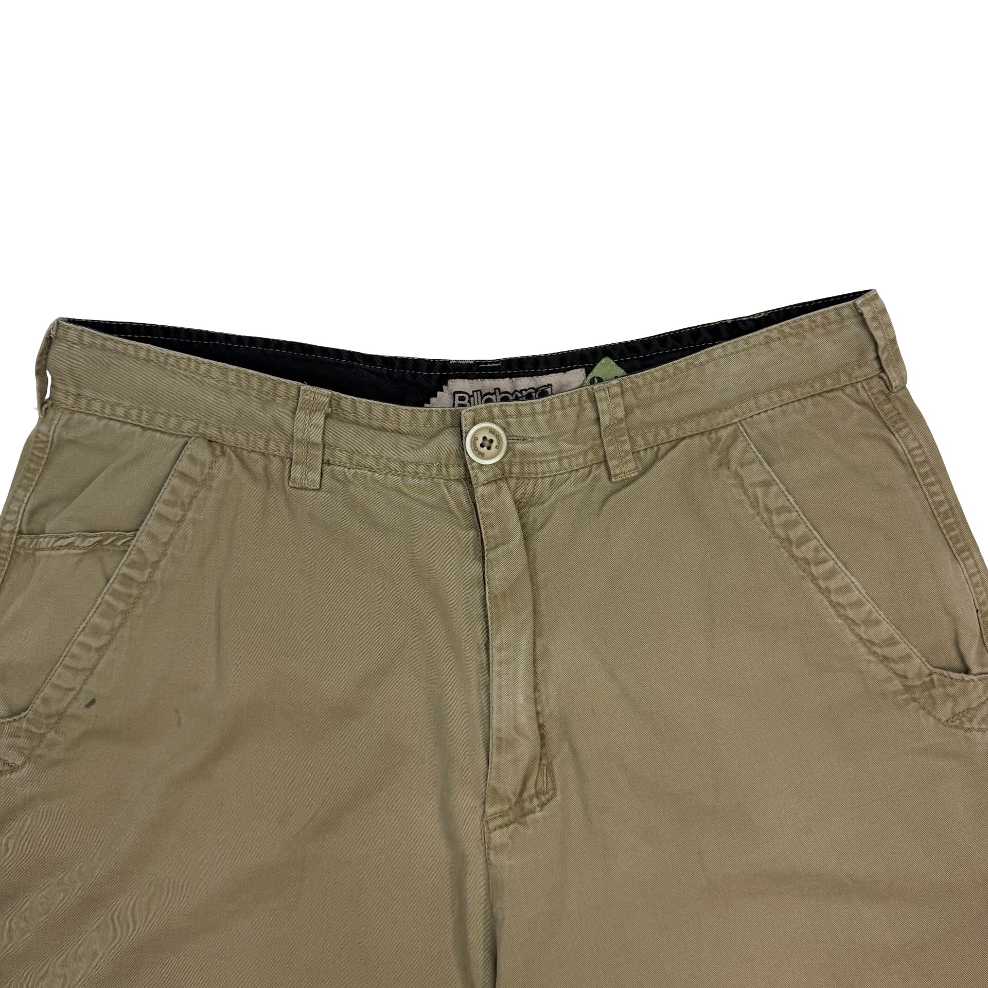 Vintage Billabong Embroidered Shorts Khaki