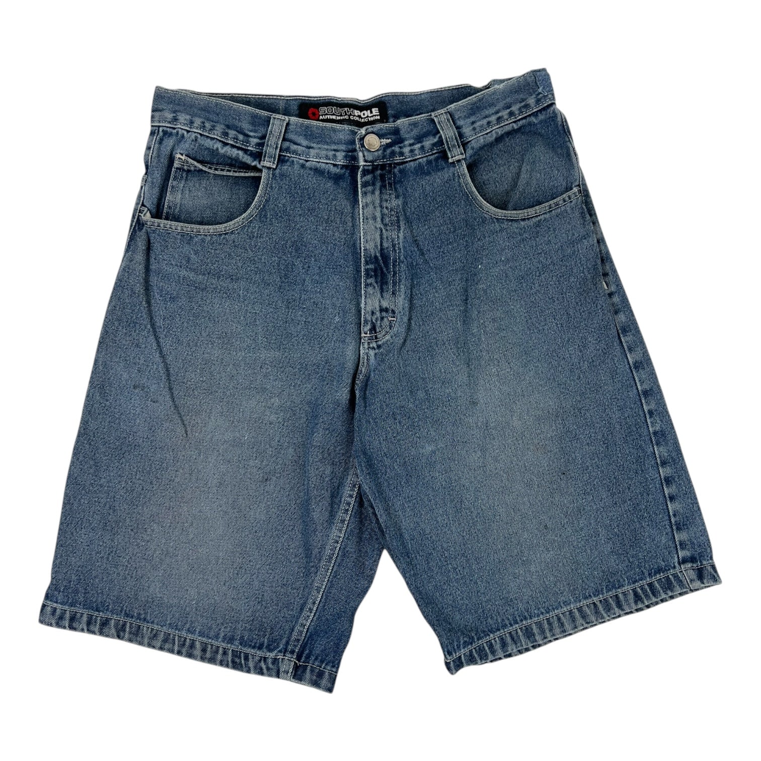 Vintage Y2K Southpole Jean Short Medium Wash