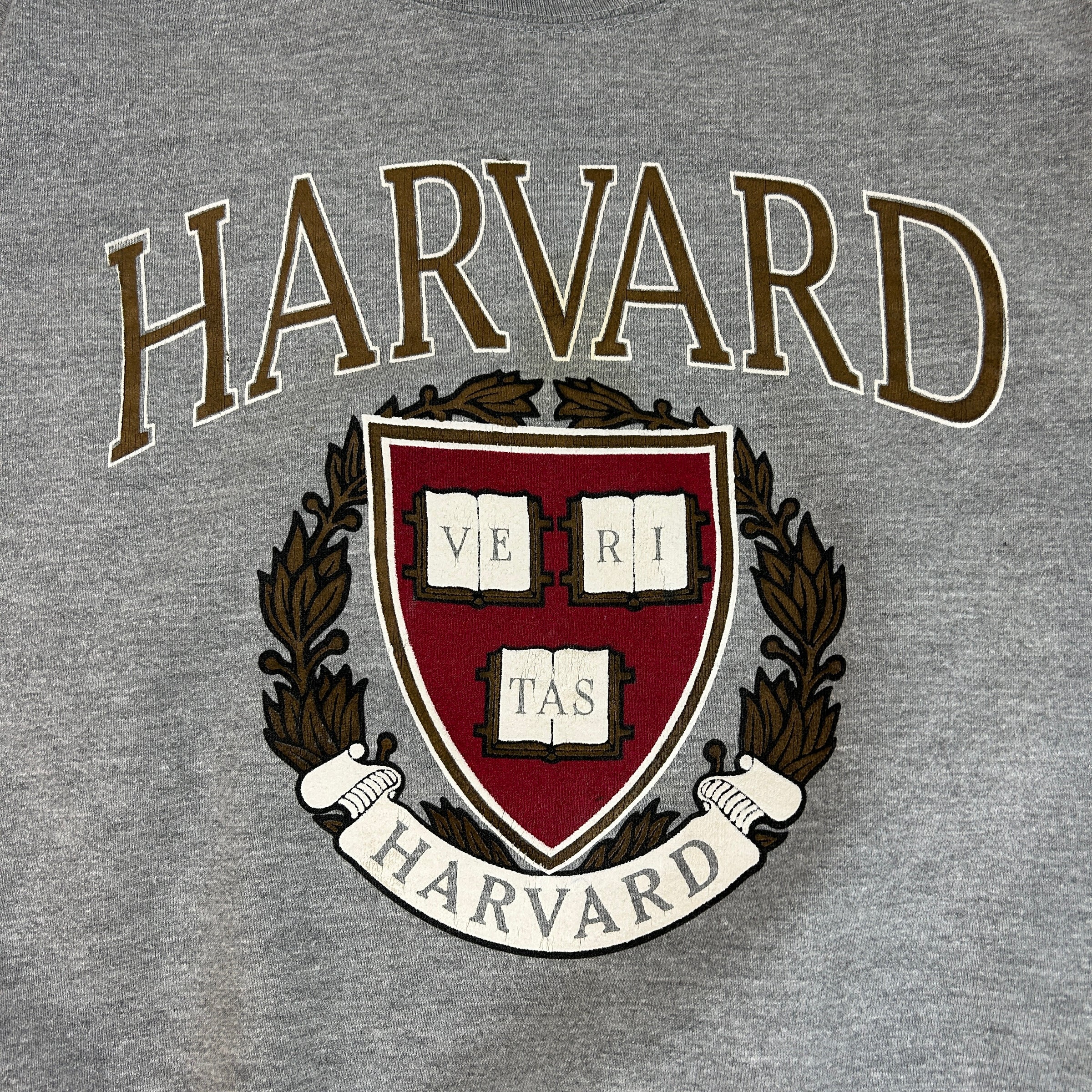 Vintage Harvard Crewneck Grey