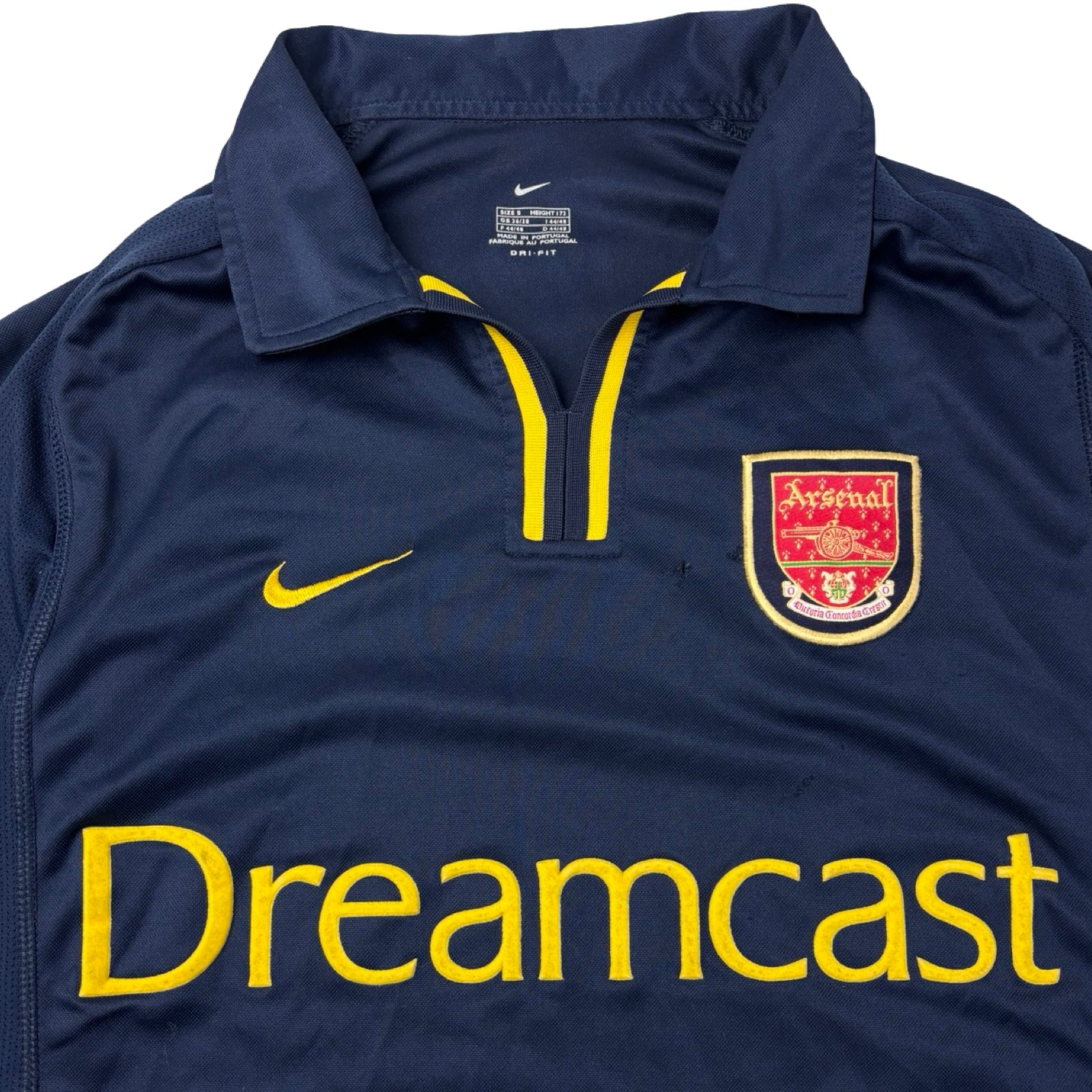2002 Nike Arsenal F.C. Third/Away Soccer Jersey Navy