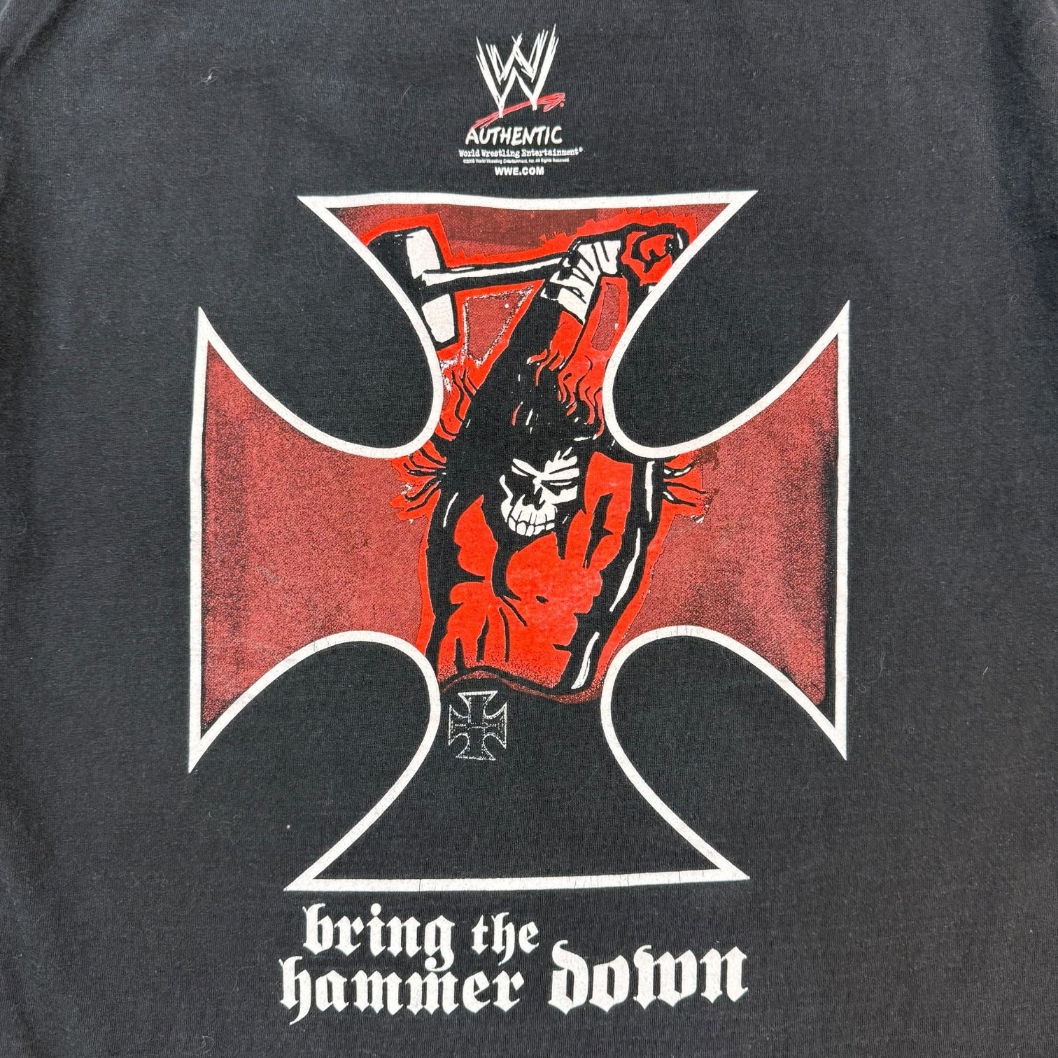 Vintage WWE Tripe H ‘Bring The Hammer Down’ Tee Black