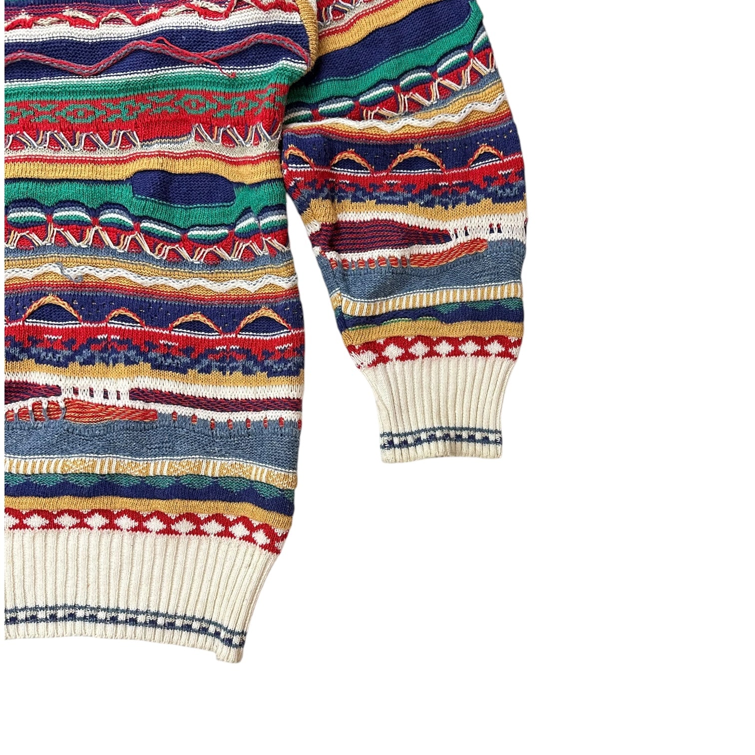 Vintage Alfani Multicolour Knit Sweater