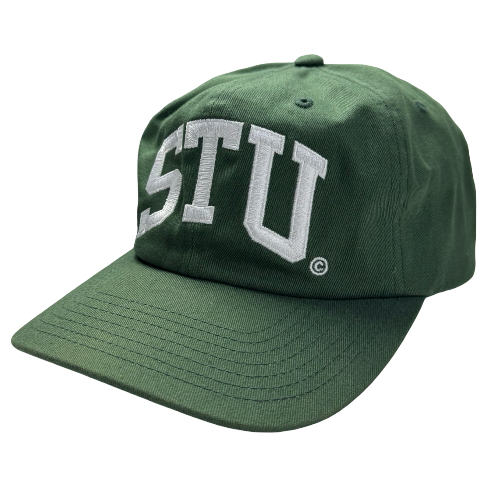 Stussy Stu Arch Strapback Hat Forest
